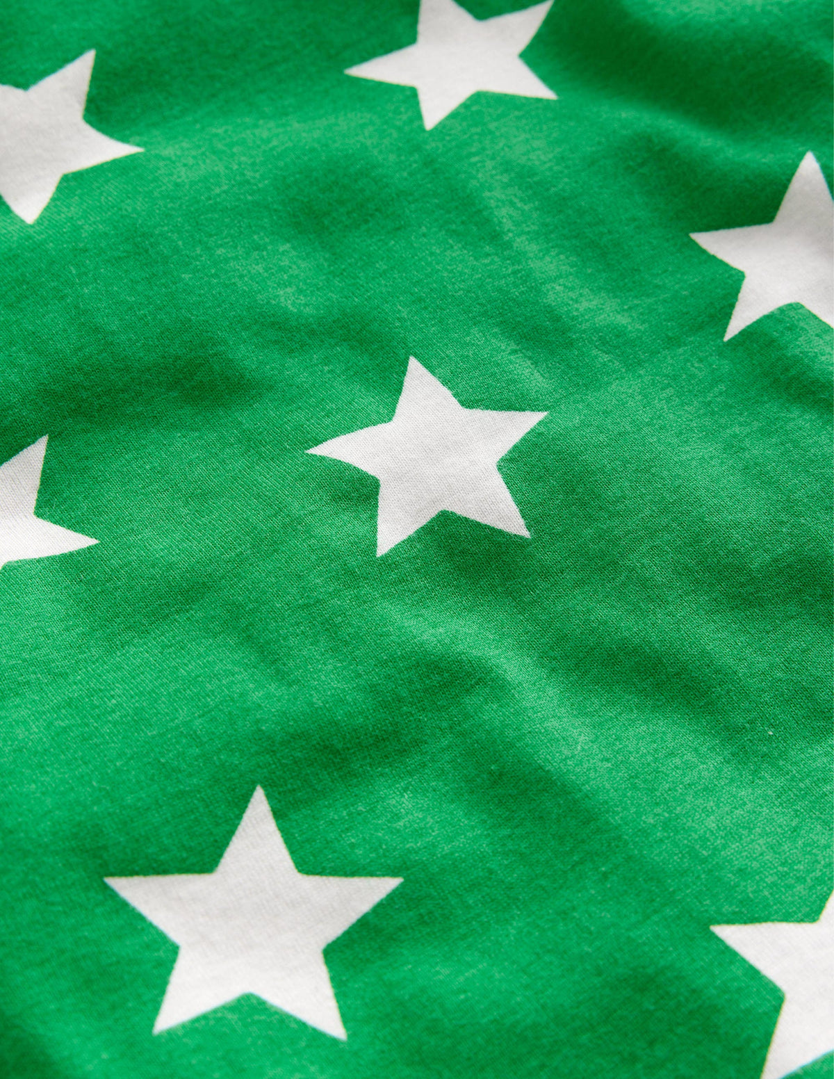 Snug Short John Pyjamas-Green/Ecru Star - Image 3