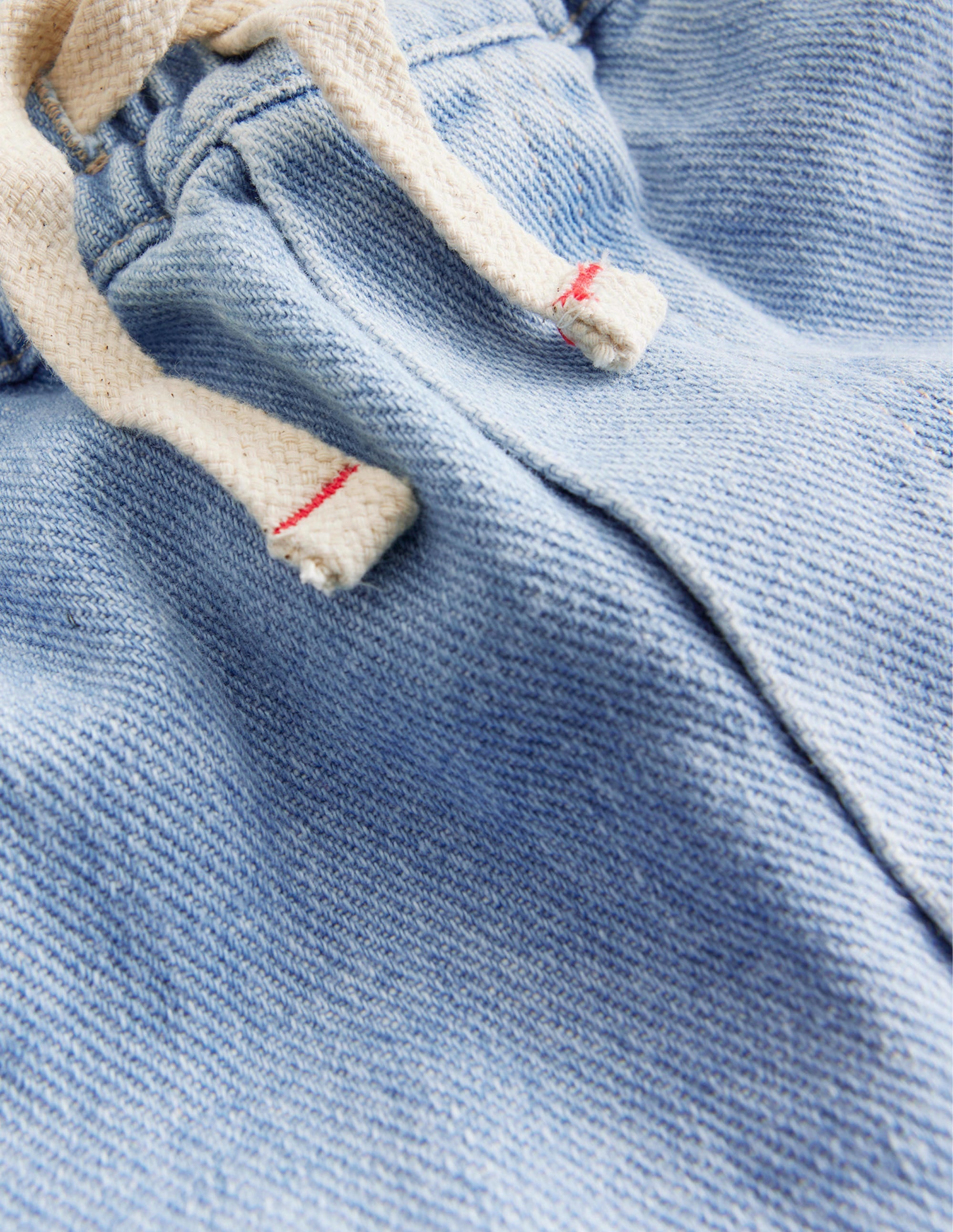 Pull-On Denim Trousers-Light Wash - Image 3