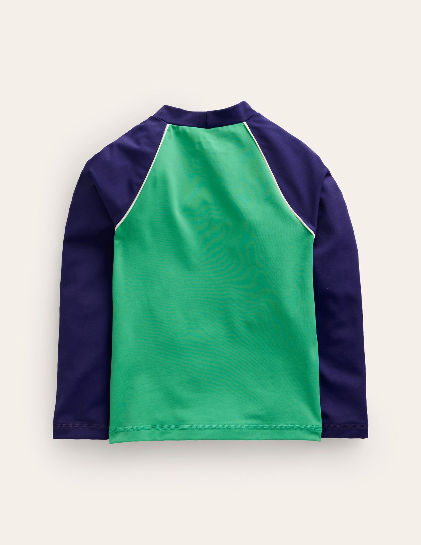 Logo Rash Vest-Ming Green Jelly Fish