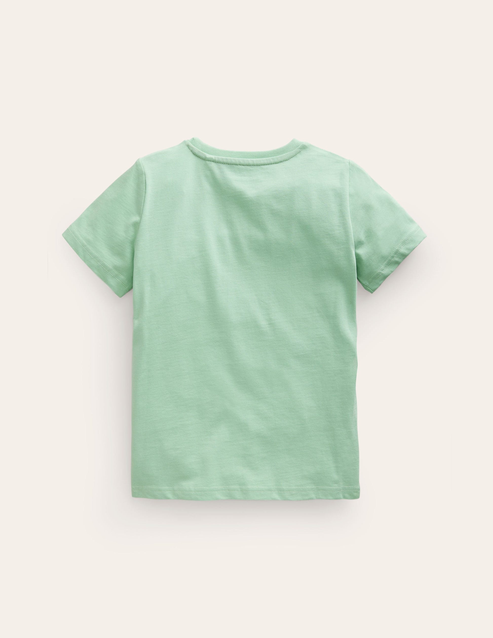 Riso Printed T-shirt-Pistachio Green Dinos-2
