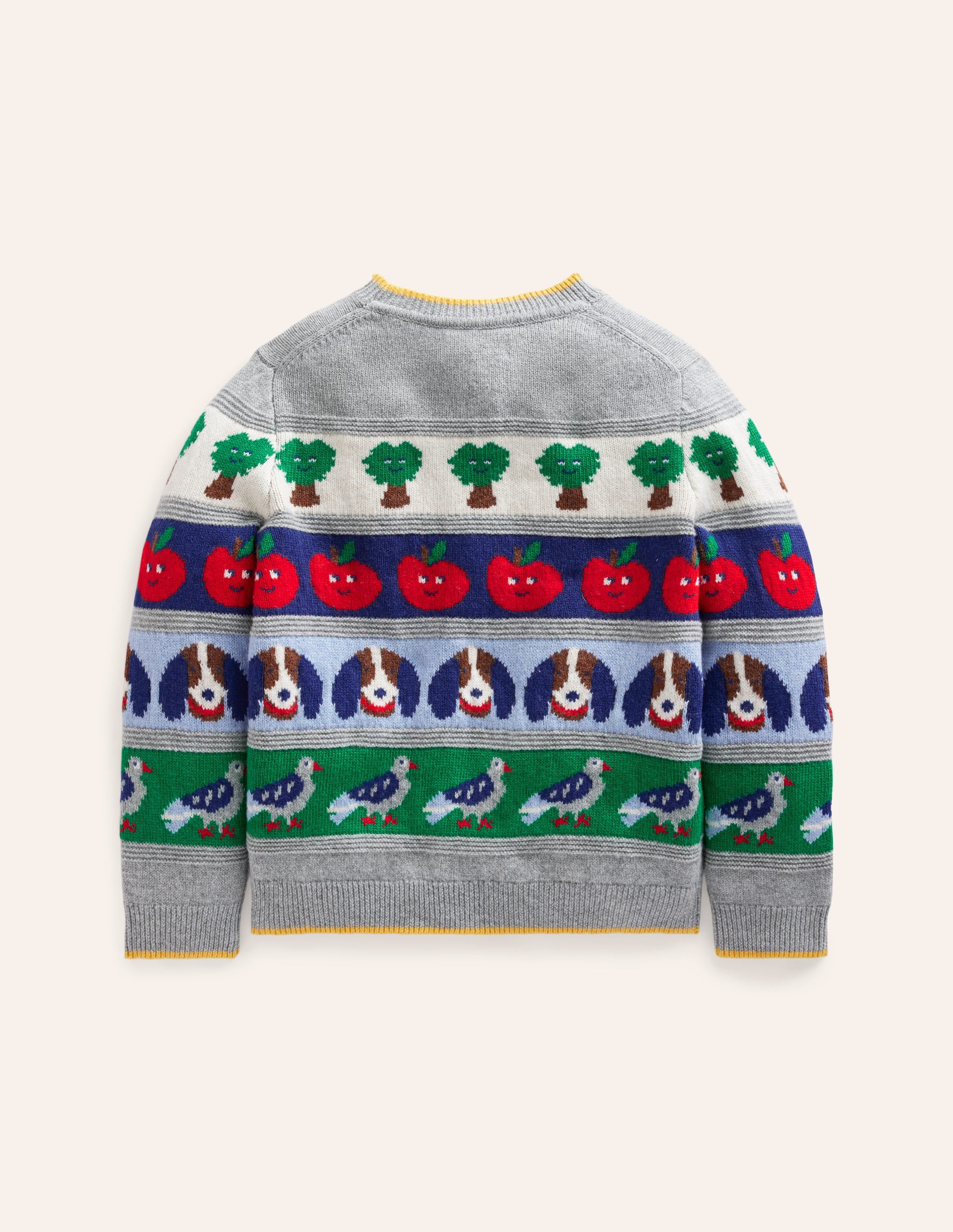 Fair Isle Jumper-Multi Animals - Image 3