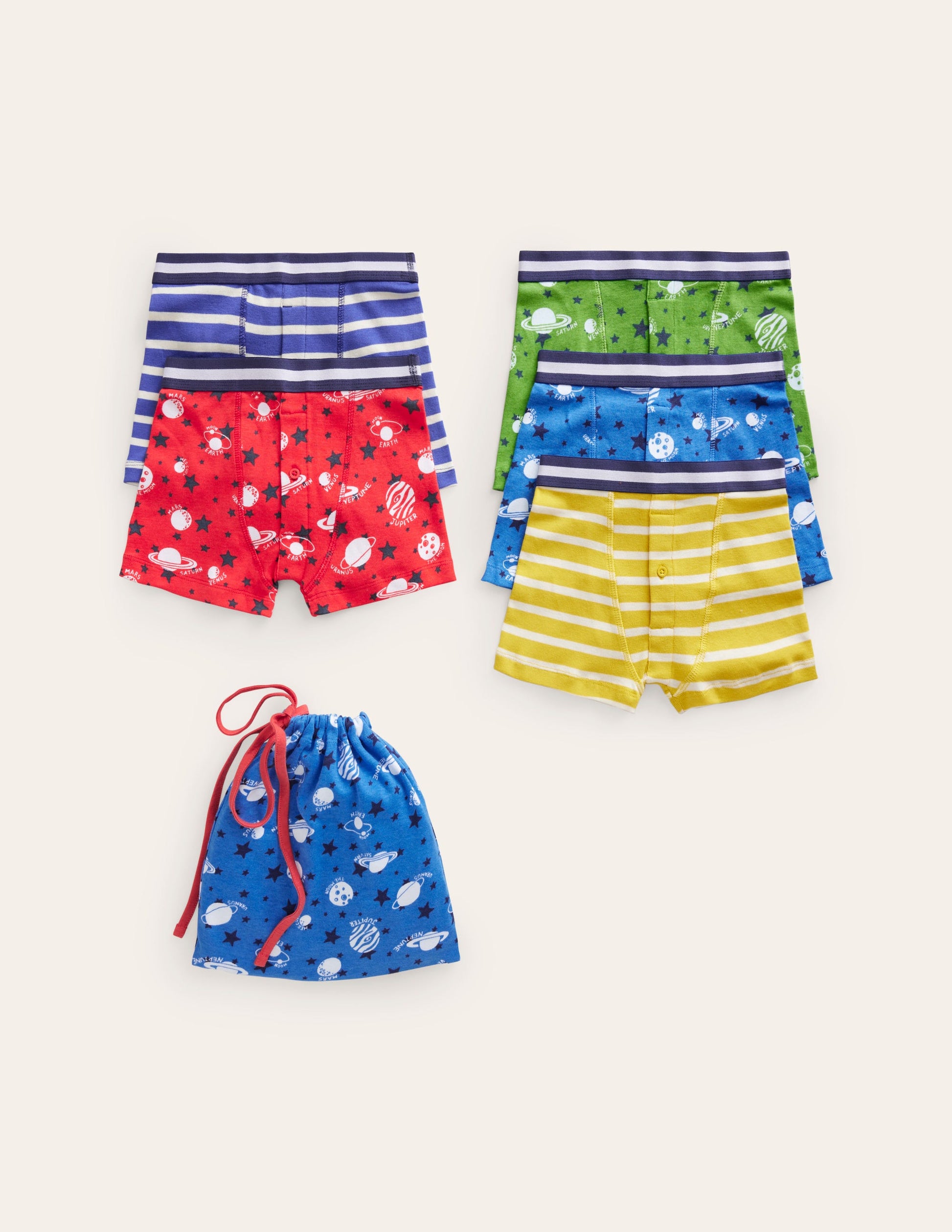 Boxers 5 Pack-Multi Space-1