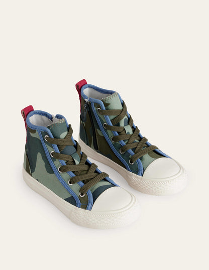 Canvas High Top-Camo