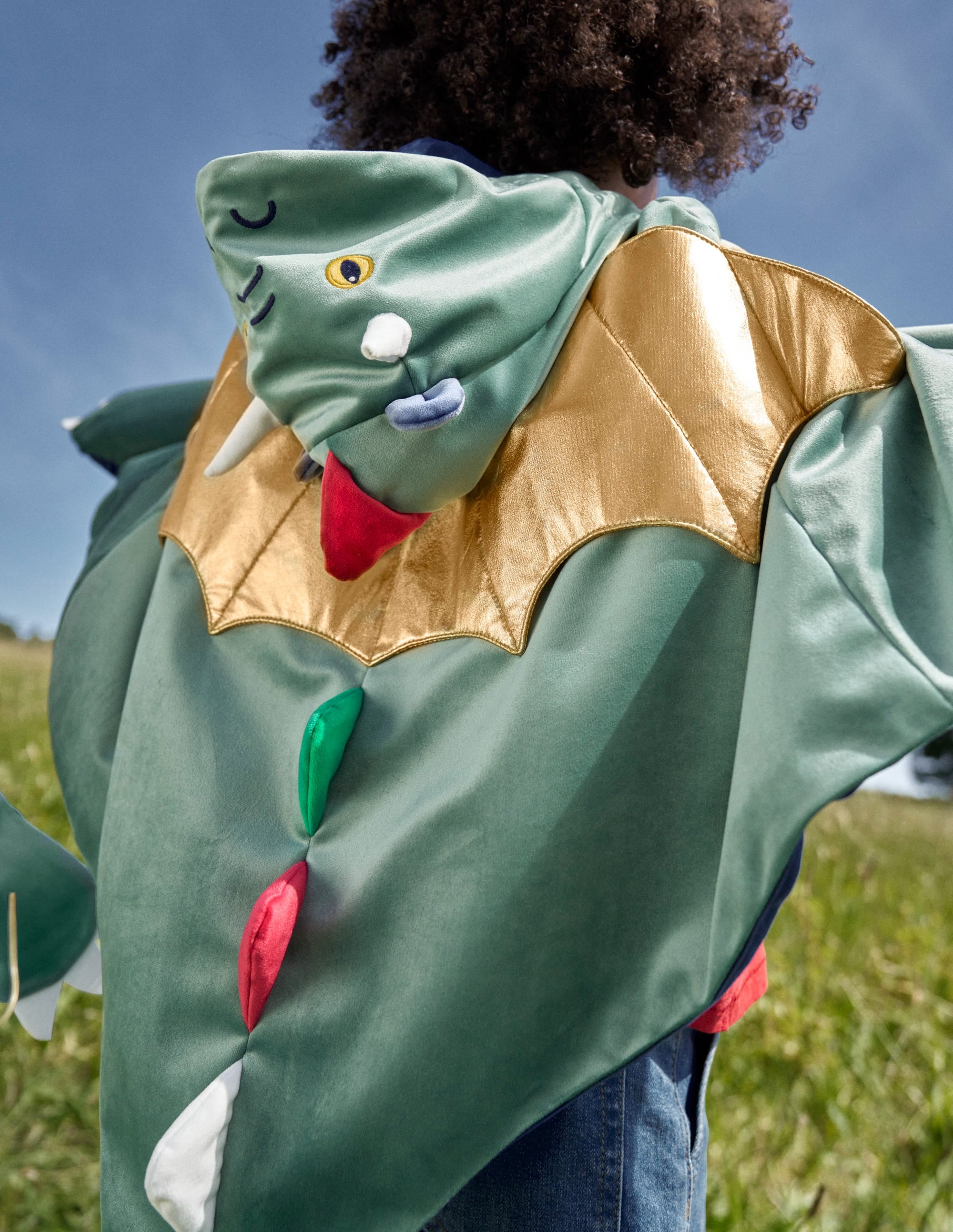 Dragon Dress Up Cape-Dragon Cape - Image 5