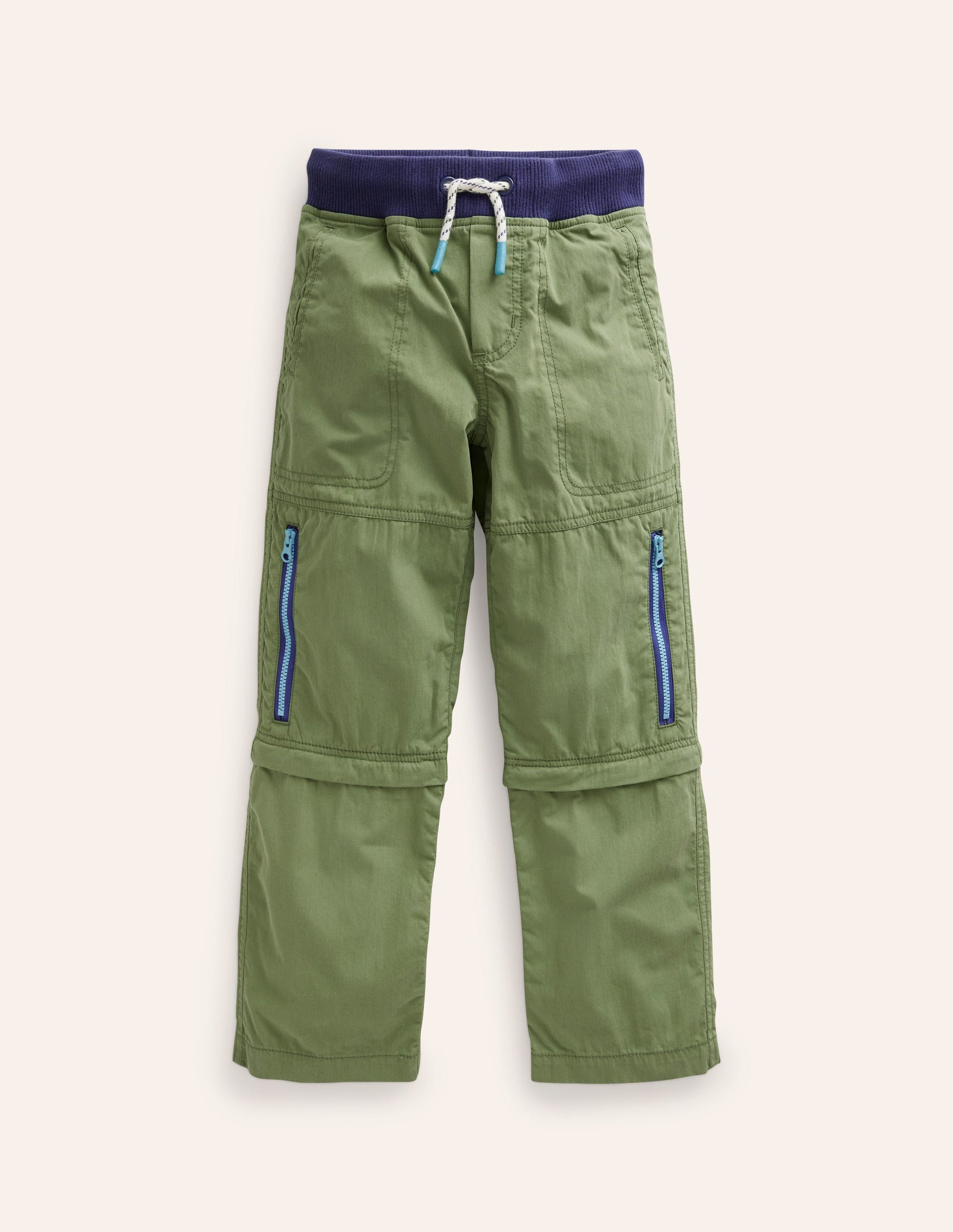 Zip-off Techno Trousers-Safari Green-1