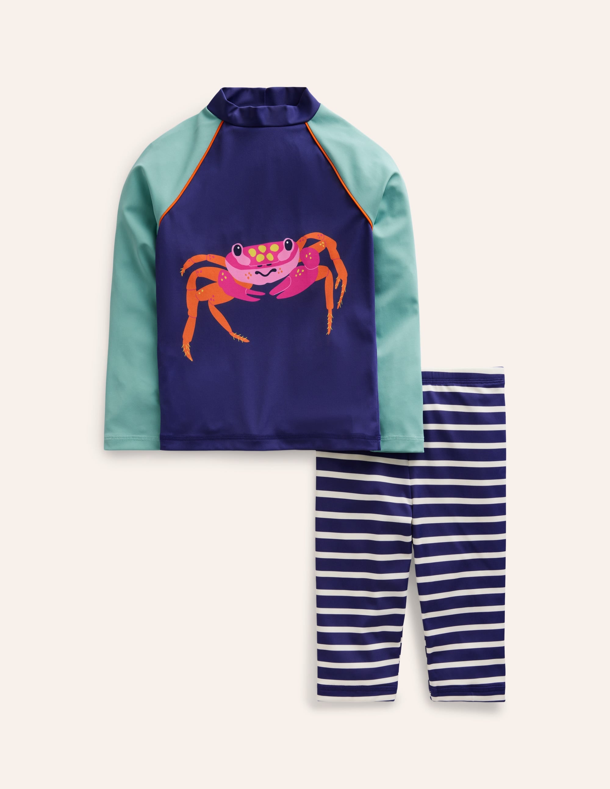 Sun Safe Surf Set-Blue Heron Crab - Image 1