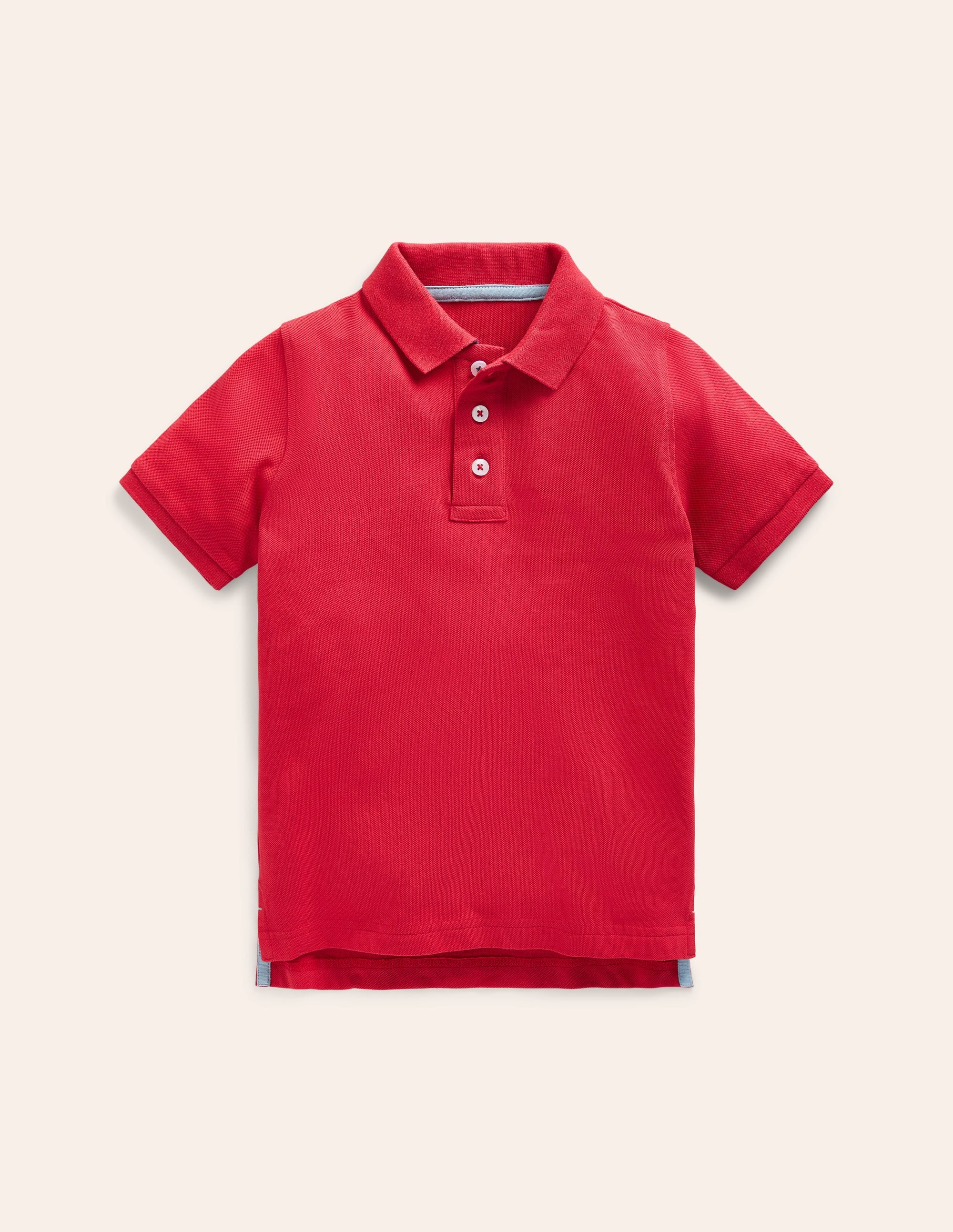 Piqué Polo Shirt-Rockabilly Red - Image 1