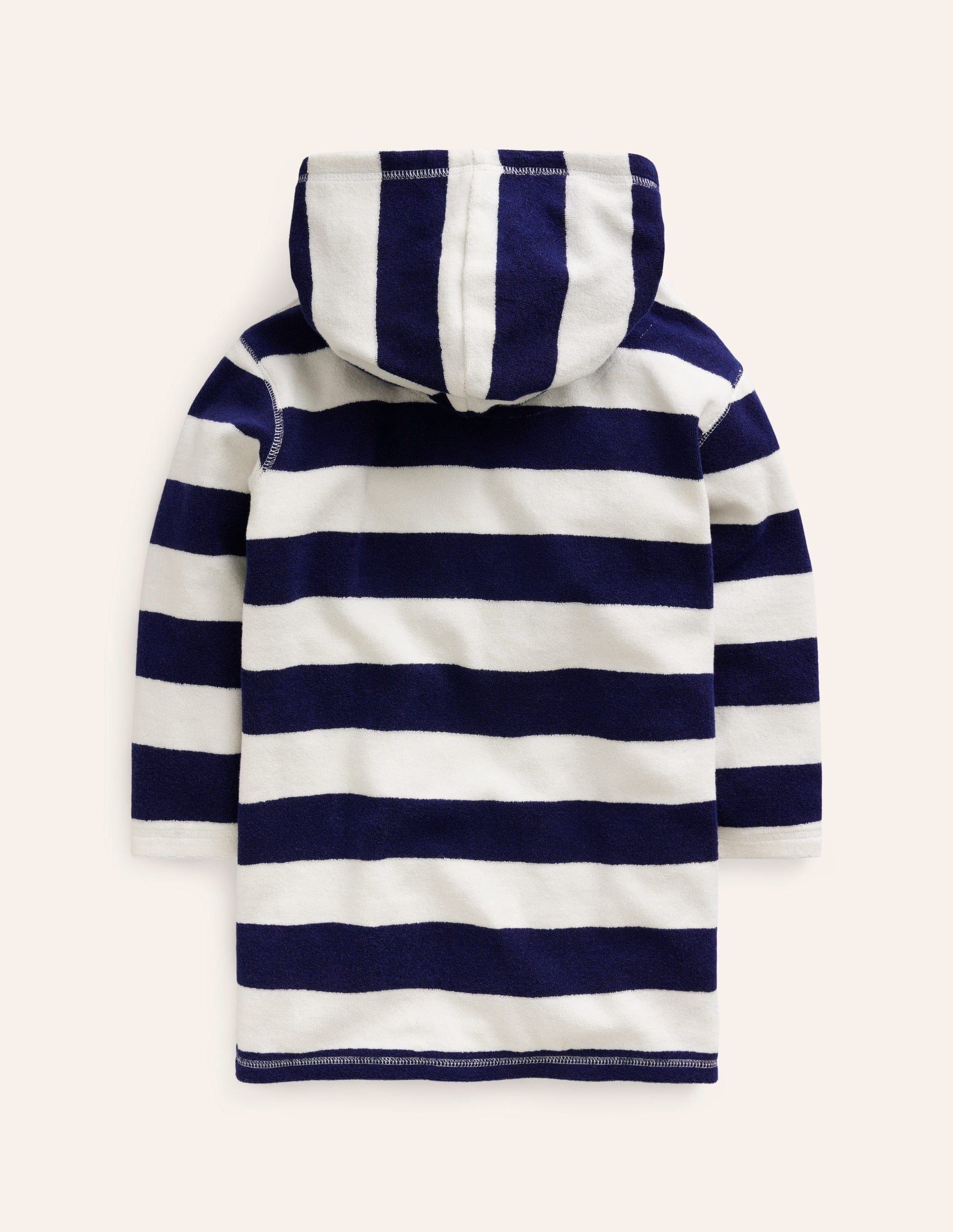 Appliqué Towelling Throw-on-College Navy/Ivory Turtle-3