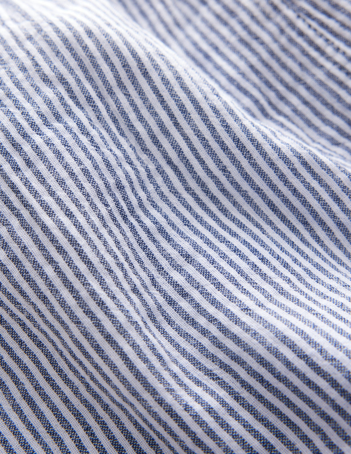 Lightweight Holiday Shorts-College Navy Ticking - Image 3