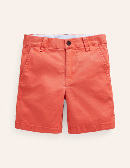 Classic Chino Shorts-Coral Pink