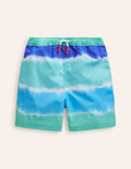 Swim Shorts-Blue Tie Dye
