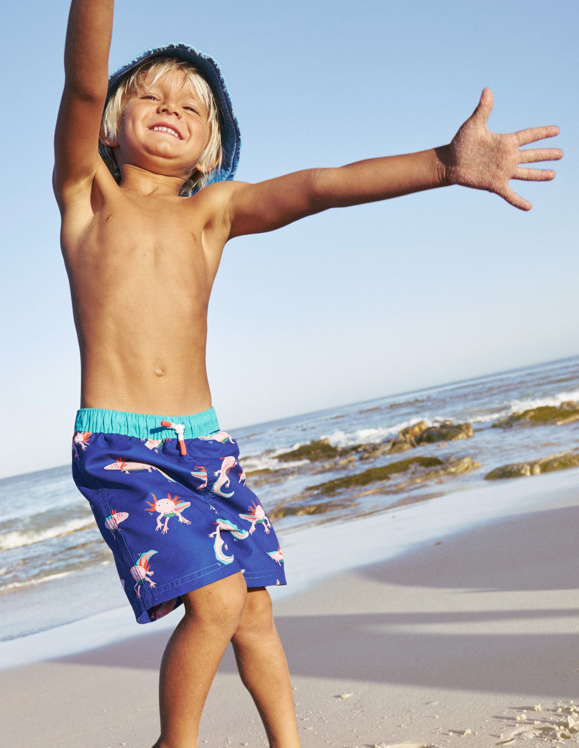 Swim Shorts-Sapphire Blue Axolotl-4