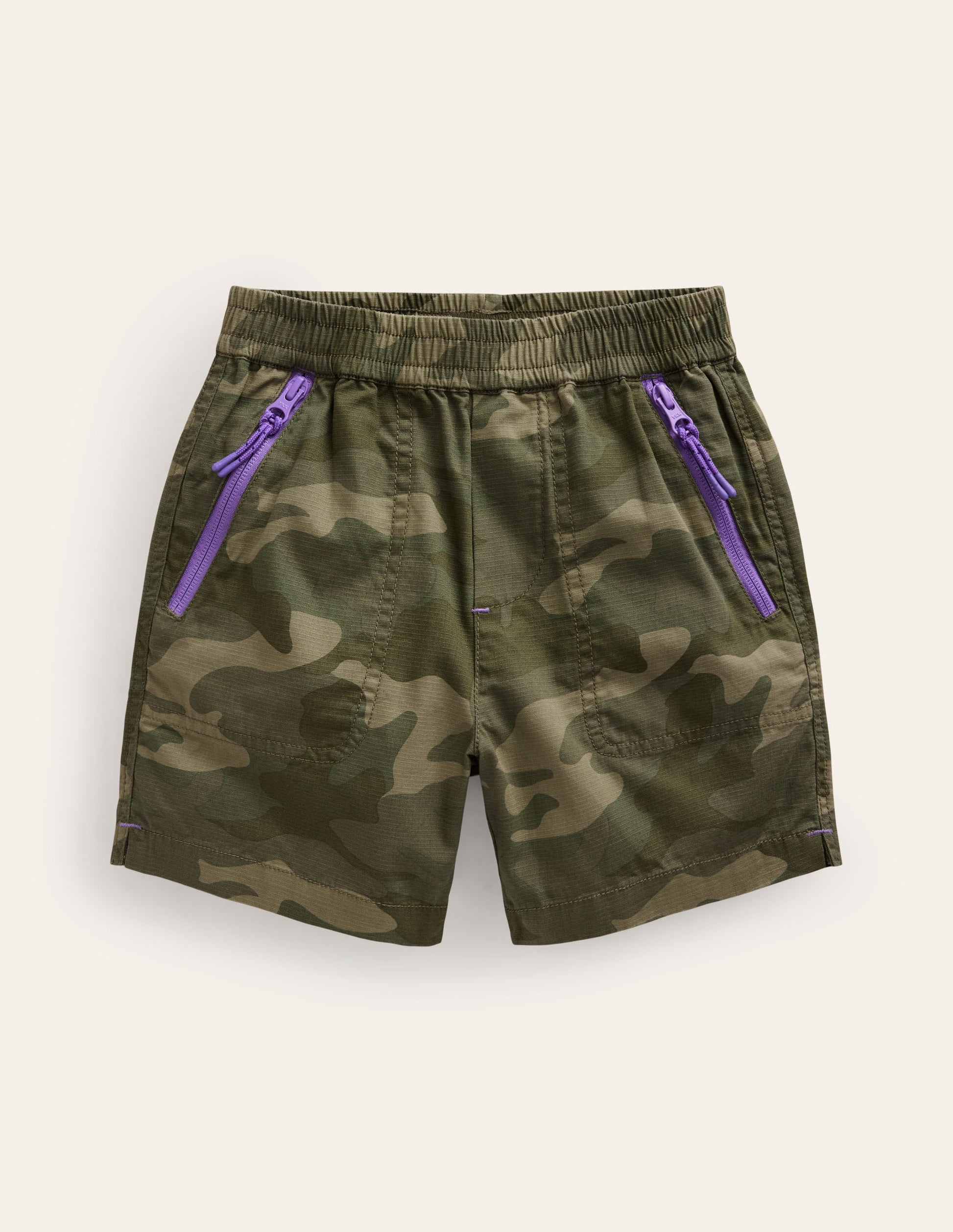 Utility Ripstop Shorts-Khaki Camo-1