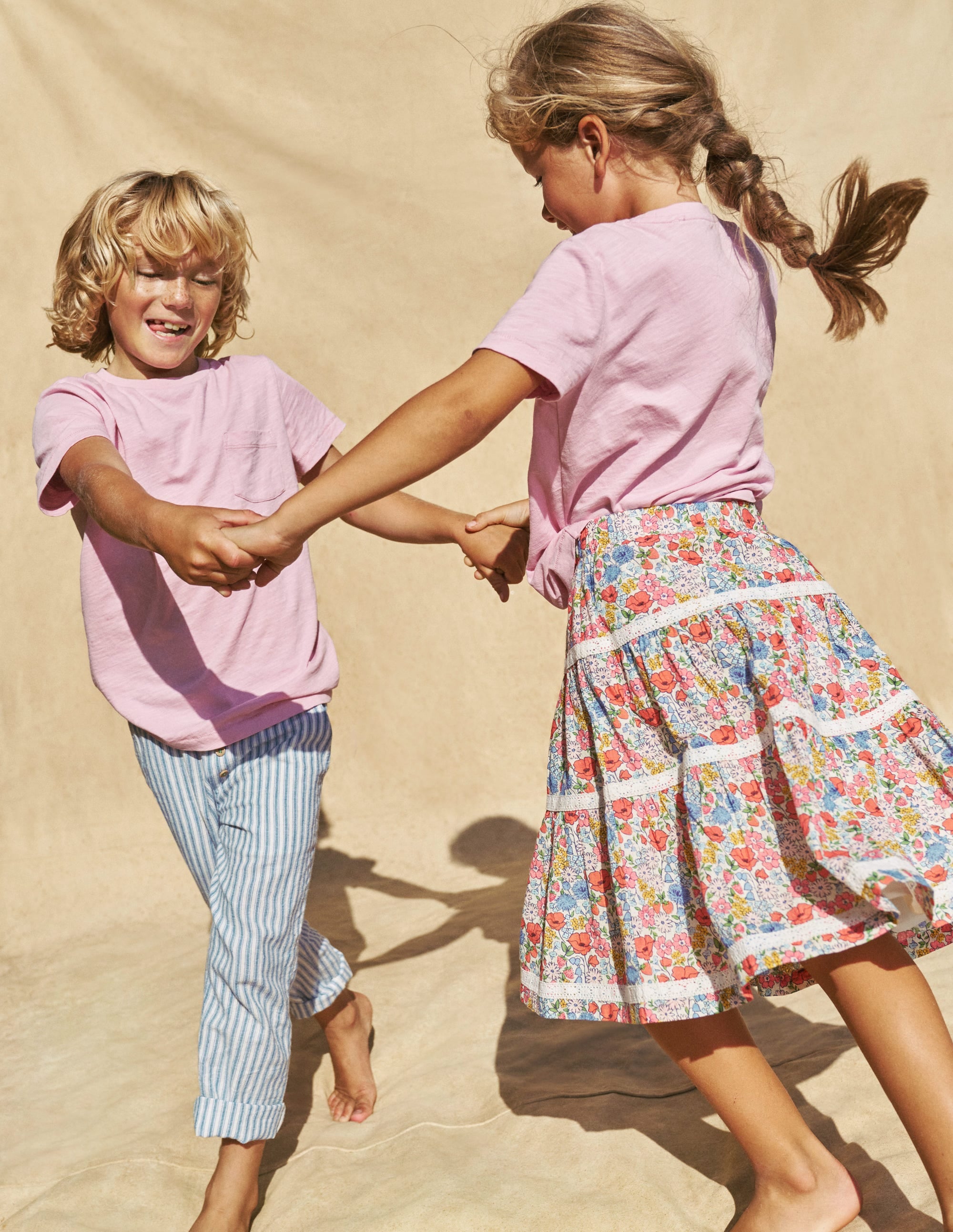 Summer Pull-On Trousers-Bluejay Ticking - Image 4