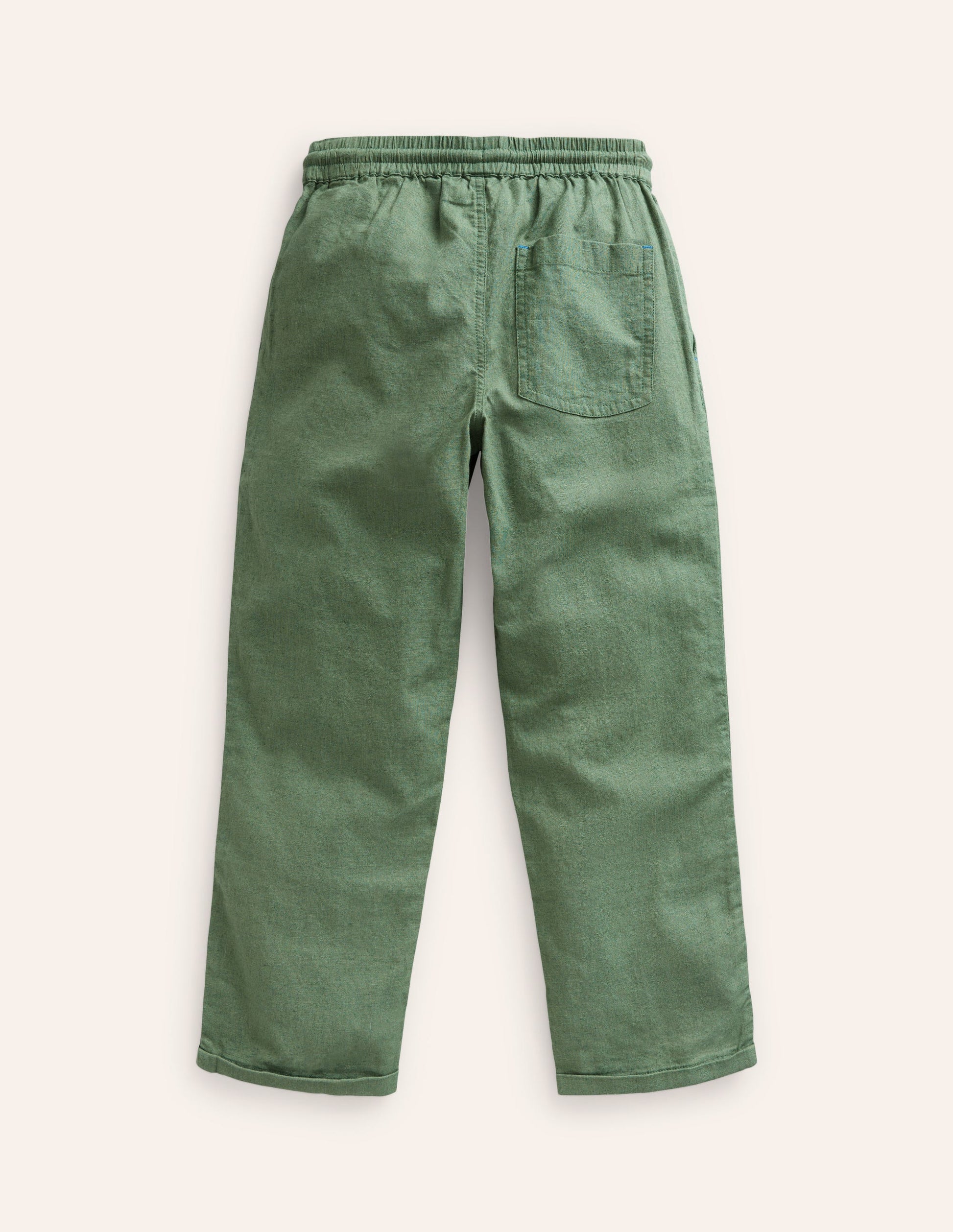 Summer Pull-On Trousers-Rosemary Green-2