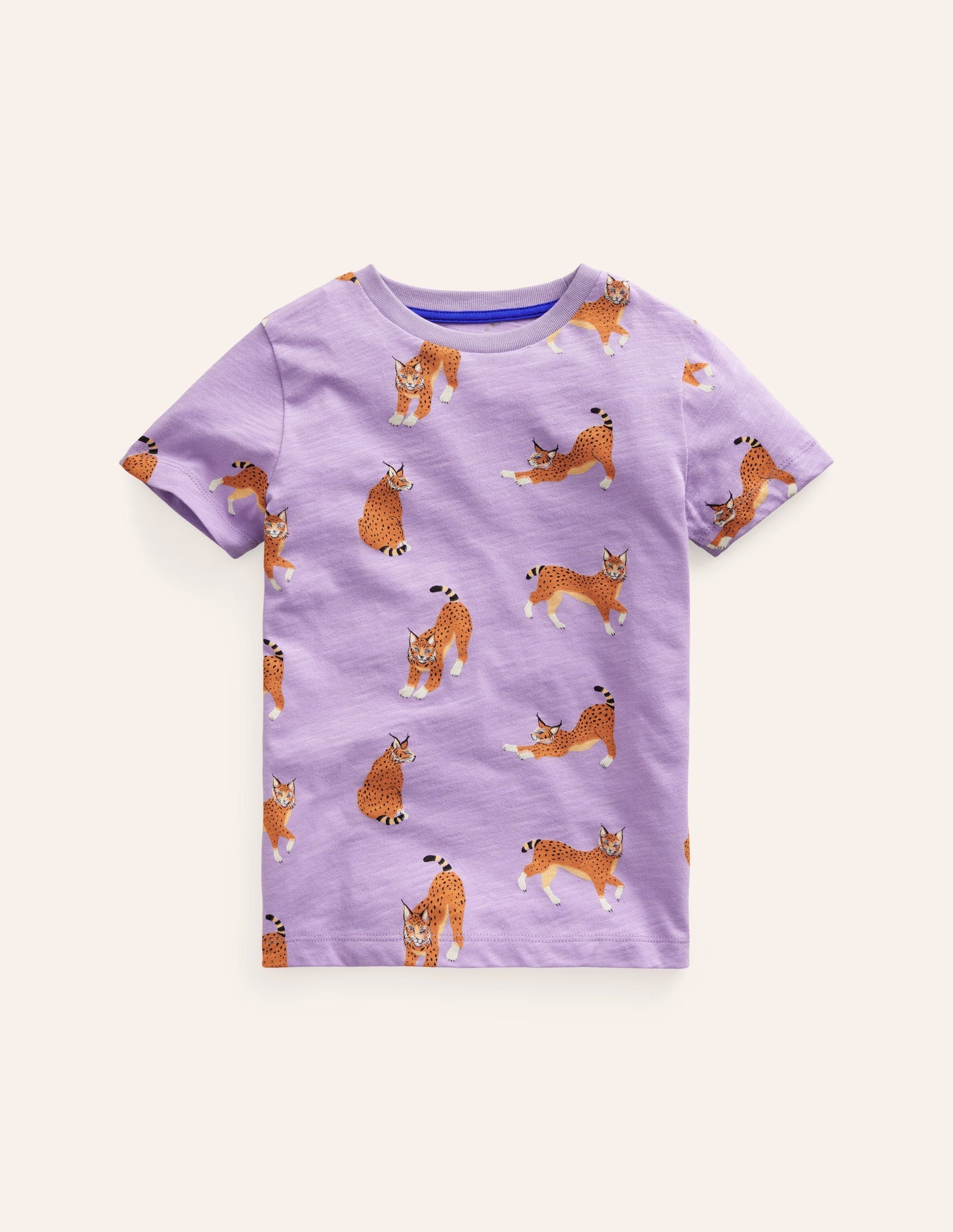 All-over Printed T-Shirt-Parma Violet Lynx