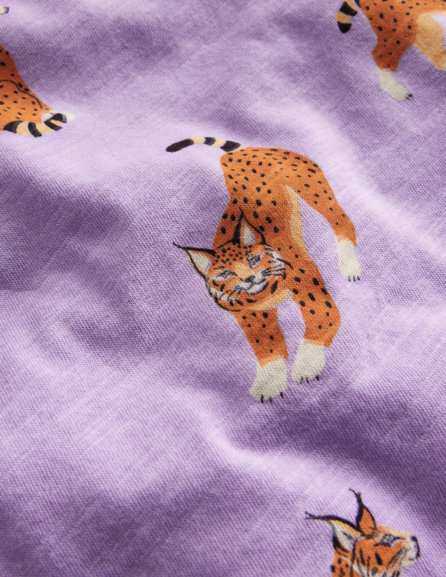All-over Printed T-Shirt-Parma Violet Lynx