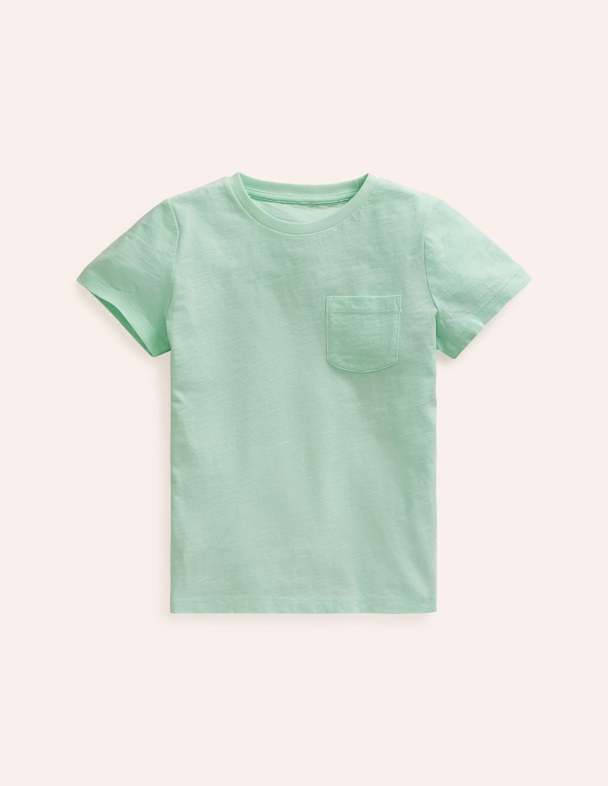 Washed Slub T-shirt-Aloha Green - Image 1