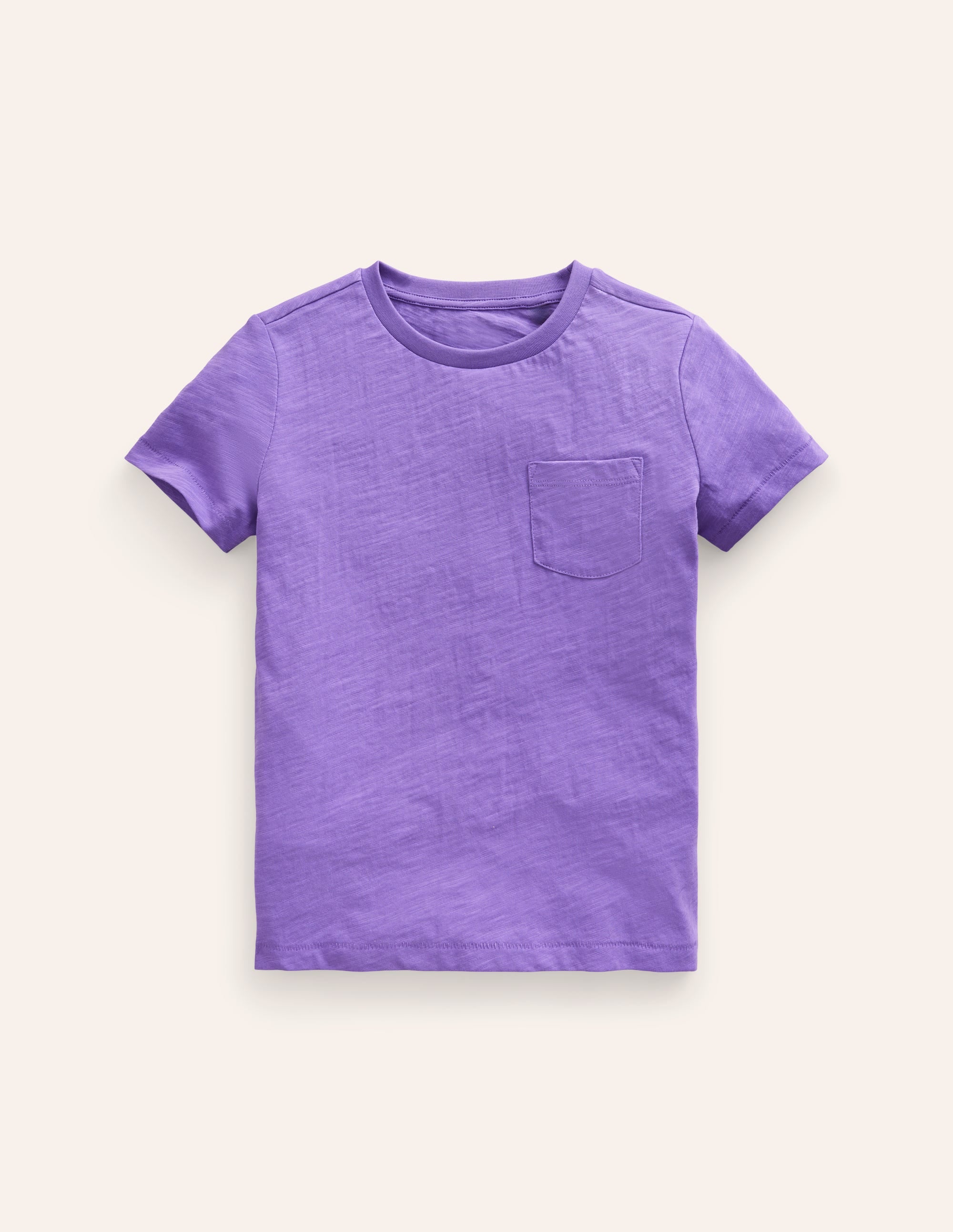 Washed Slub T-shirt-Crocus Purple - Image 1