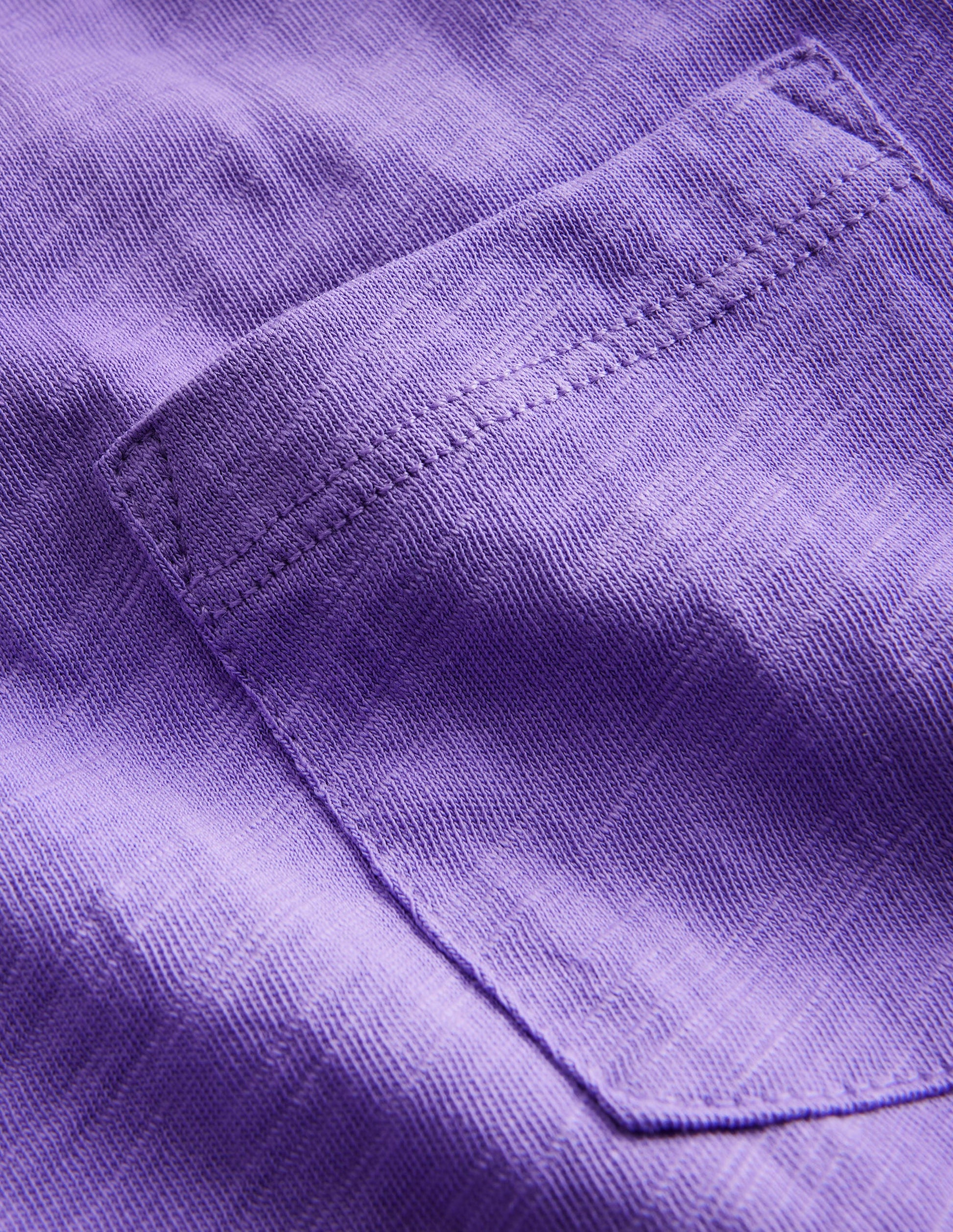 Washed Slub T-shirt-Crocus Purple-3