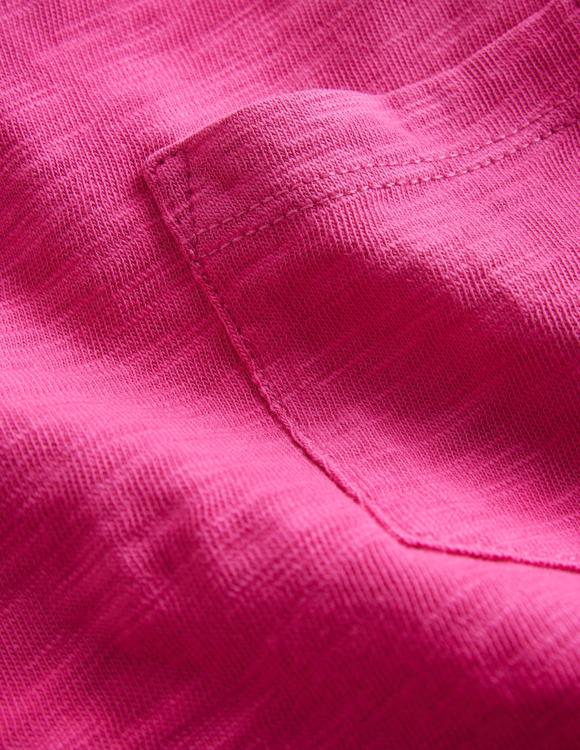 Washed Slub T-shirt-Amazing Pink-3