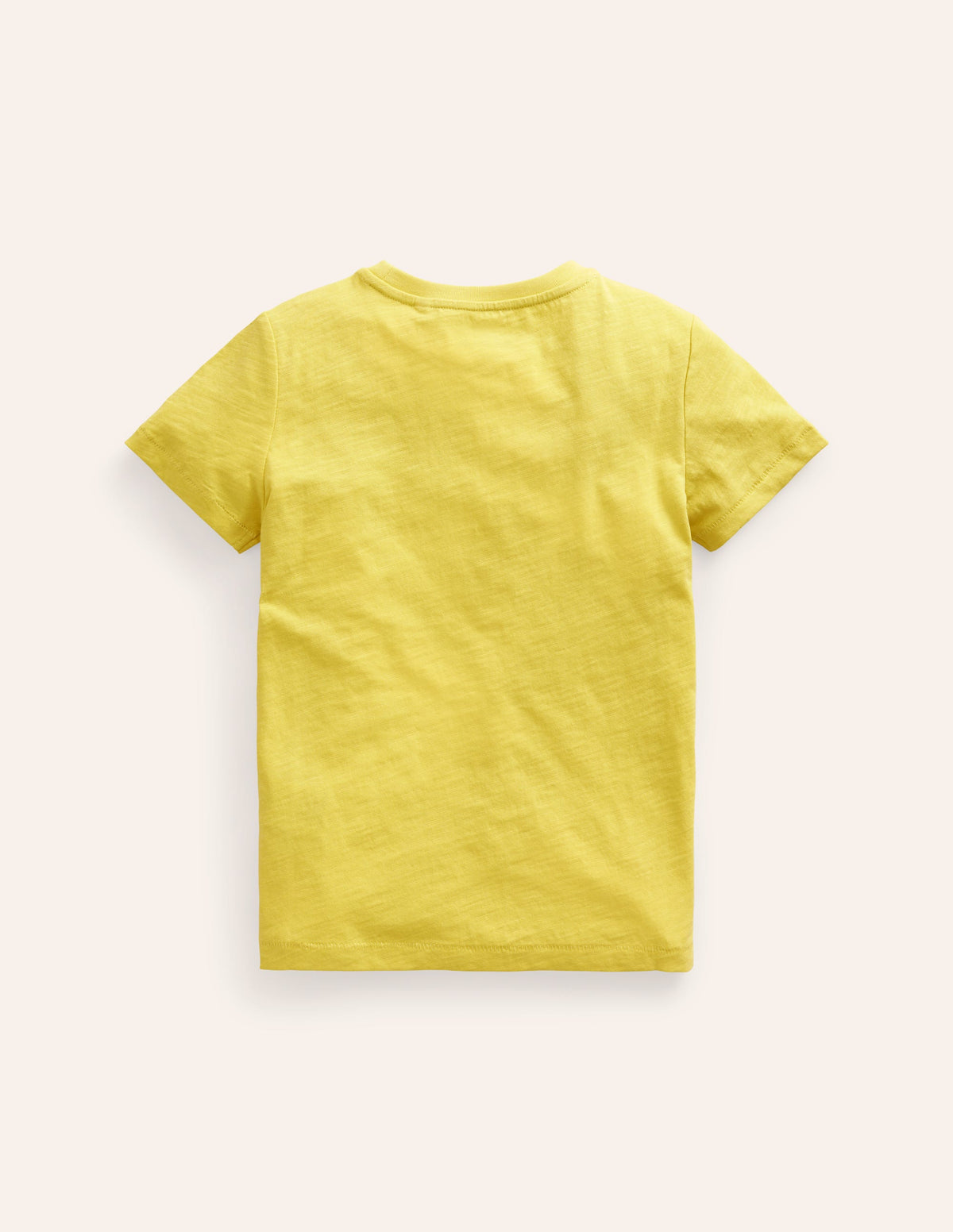 Washed Slub T-shirt-Zest Yellow-2