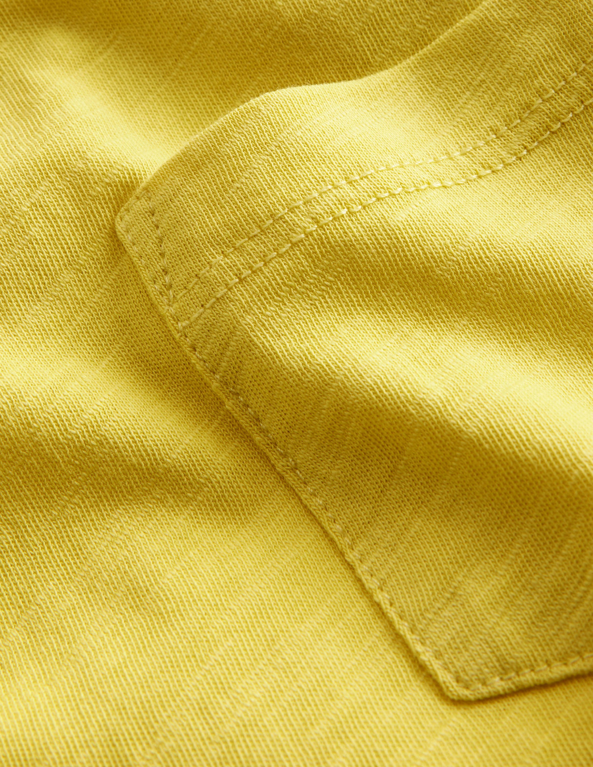 Washed Slub T-shirt-Zest Yellow-3
