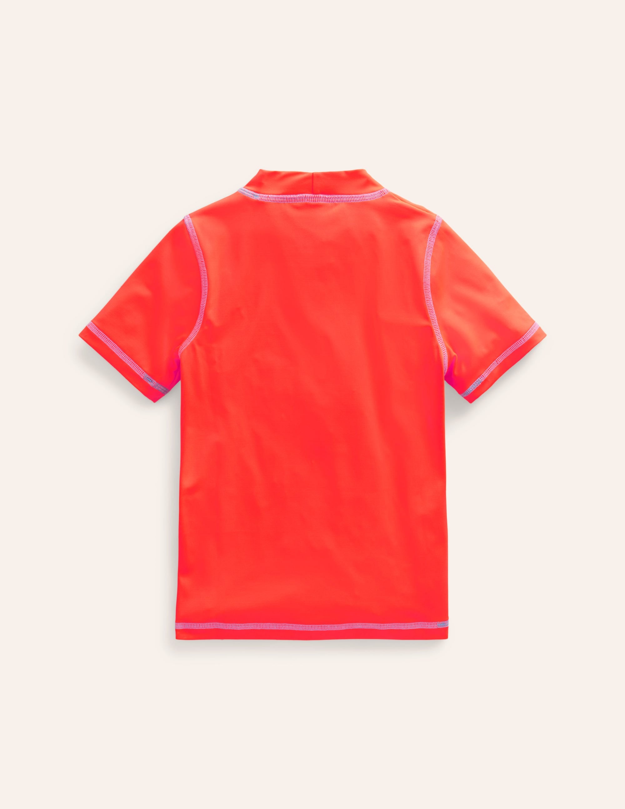 Short Sleeve Rash Vest-Paradise Orange - Image 2