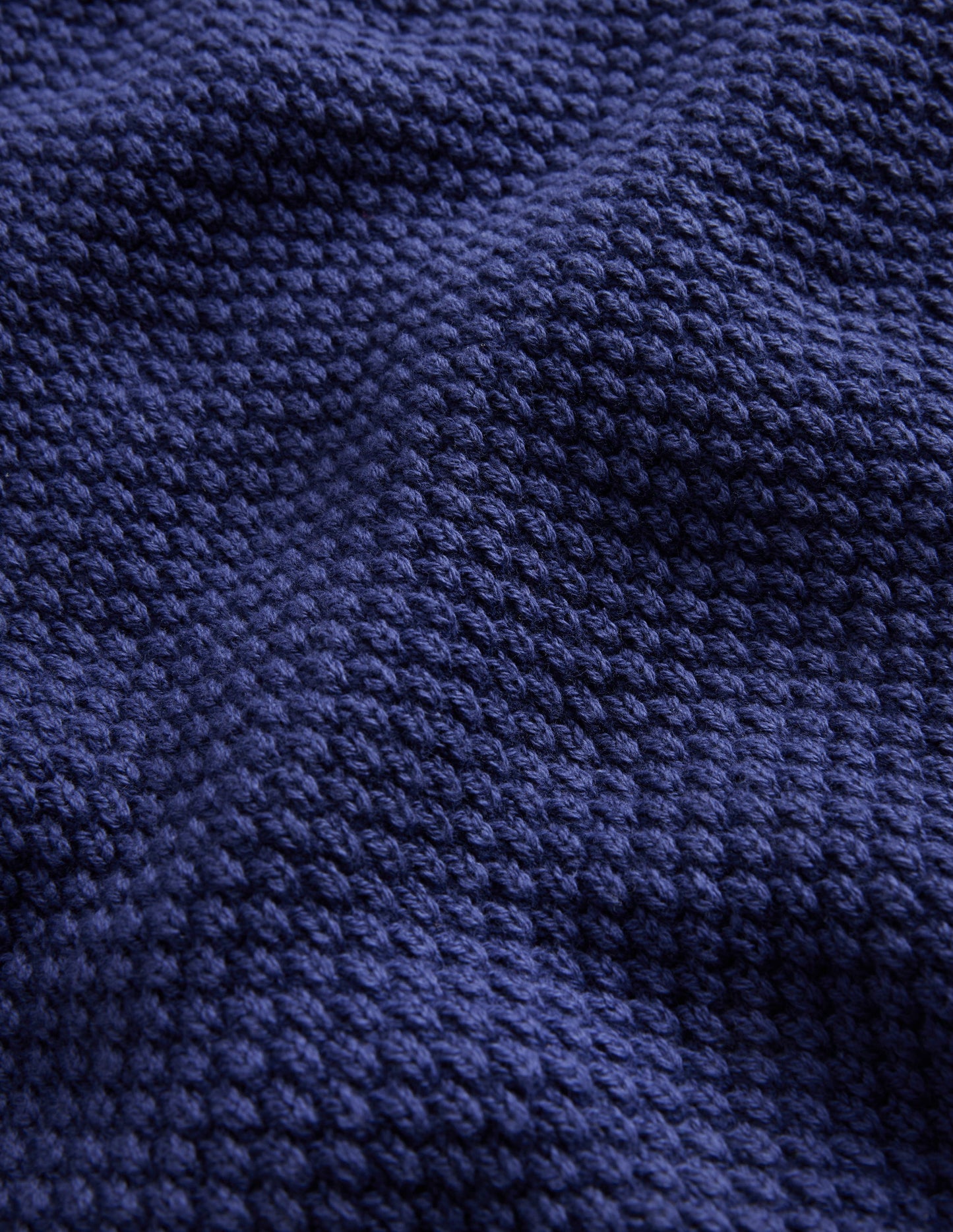 Chunky Cotton Jumper-College Navy