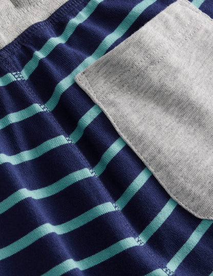 Jersey Baggies-BlueJay/ Georgian Blue Stripe