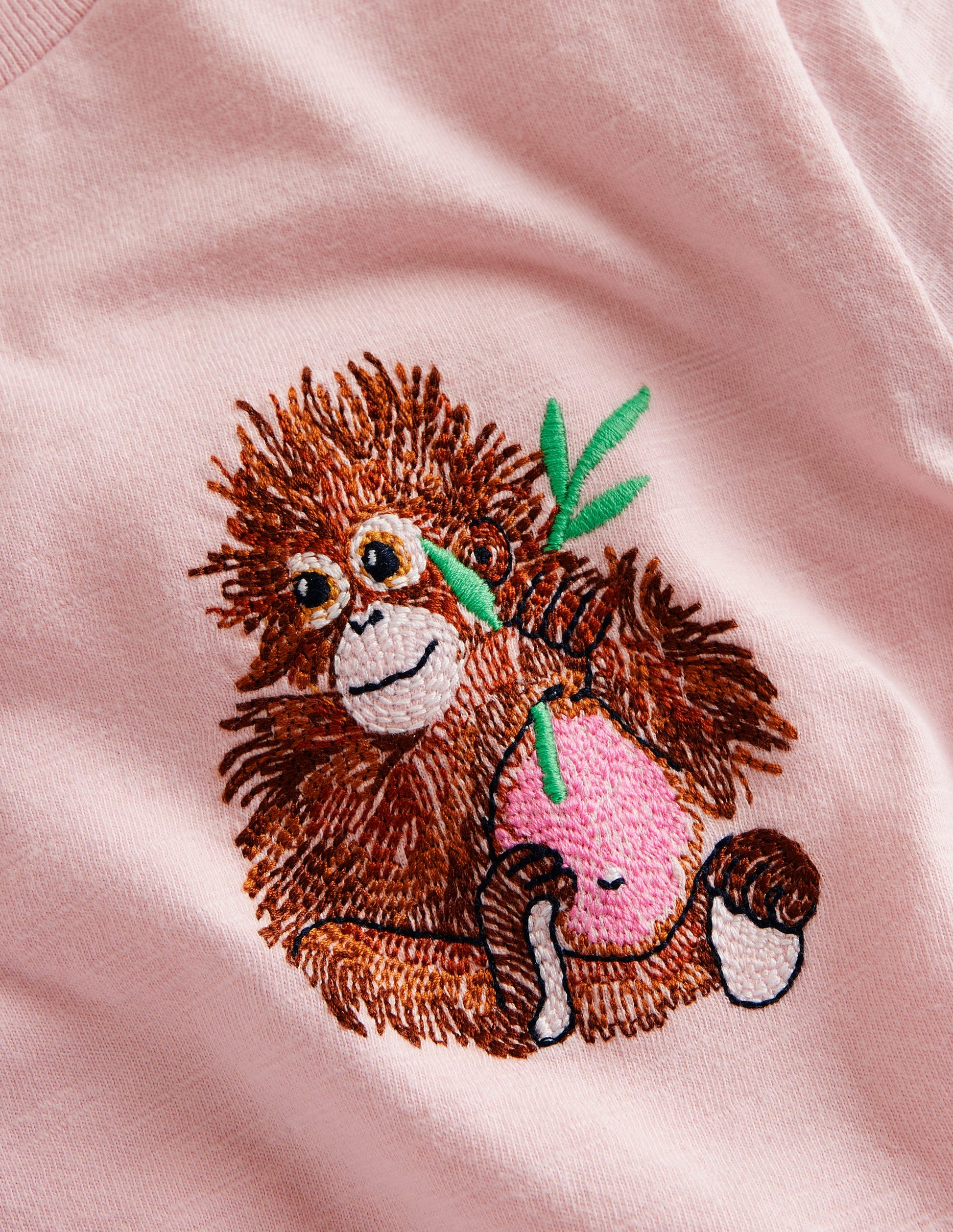 Superstitch Logo T-Shirt-French Pink Orangutan-3