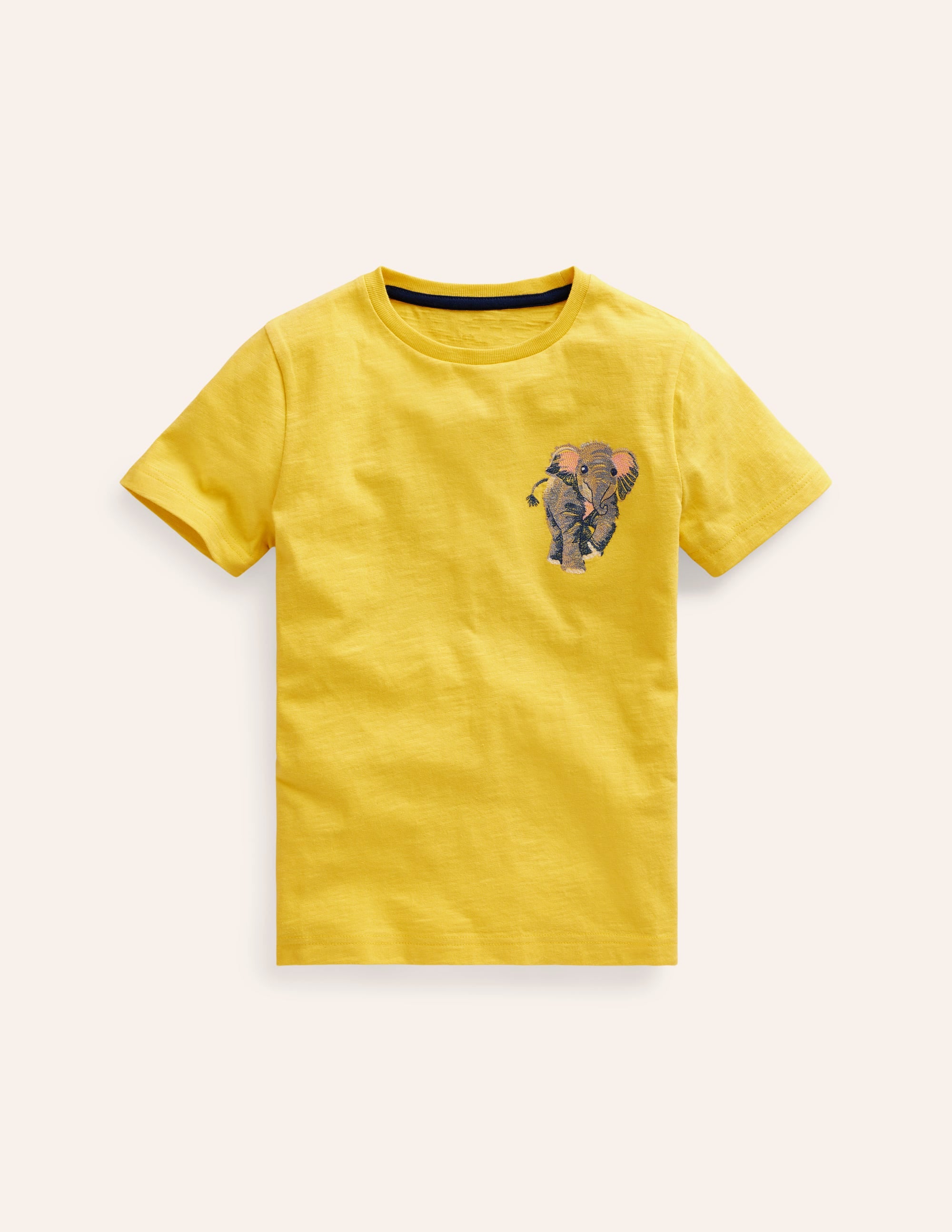 Superstitch Logo T-Shirt-Zest Yellow Elephant - Image 1