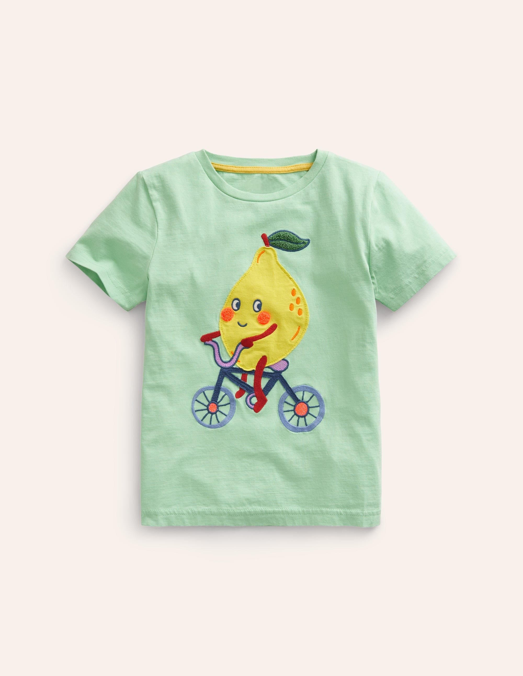 Lemon Logo T-shirt-Green Smoke Lemon - Image 1