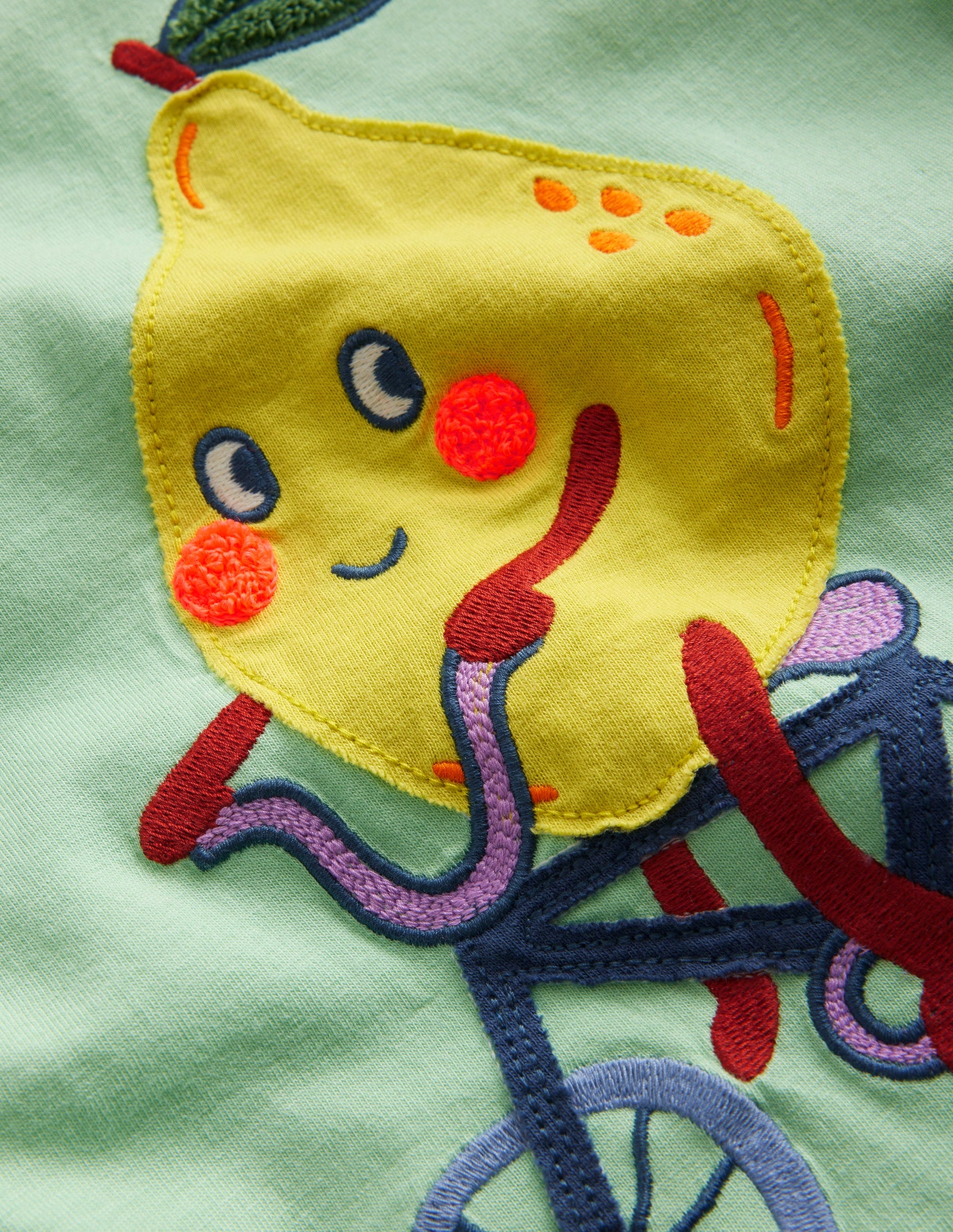 Lemon Logo T-shirt-Green Smoke Lemon-3