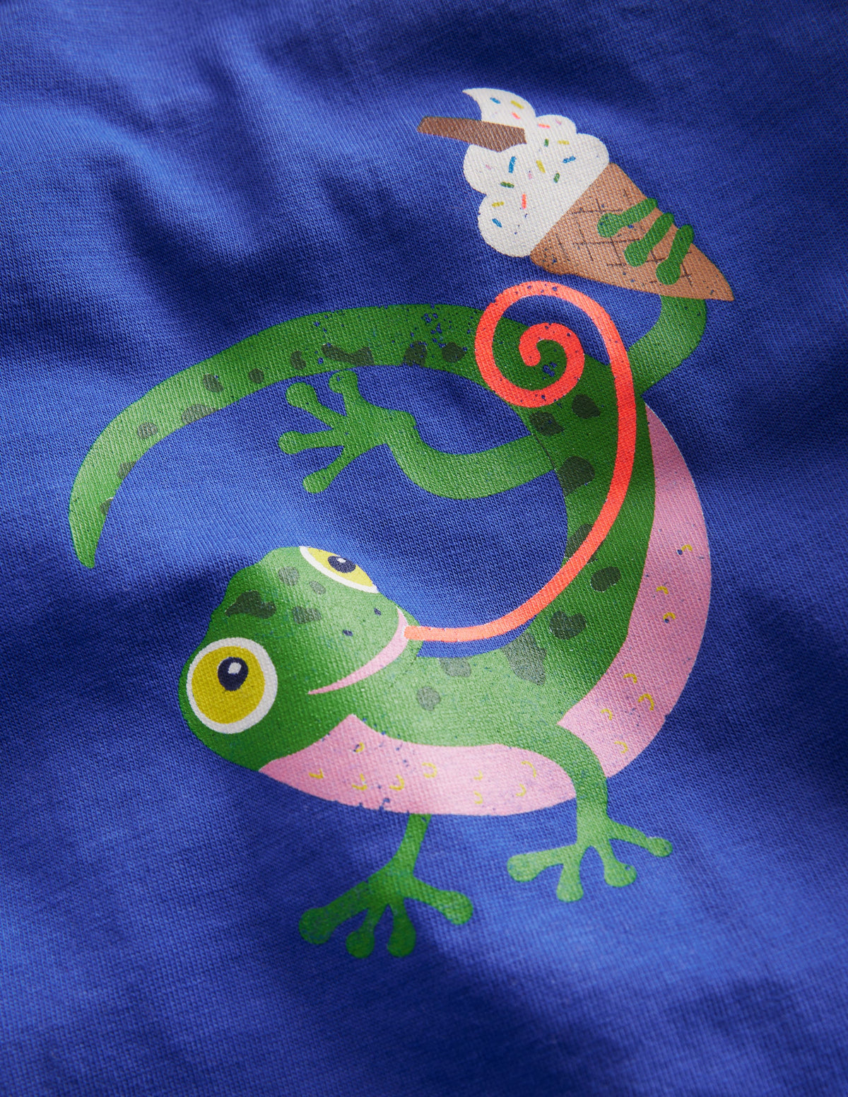 Chest Logo T-shirt-Bluing Gecko - Image 3