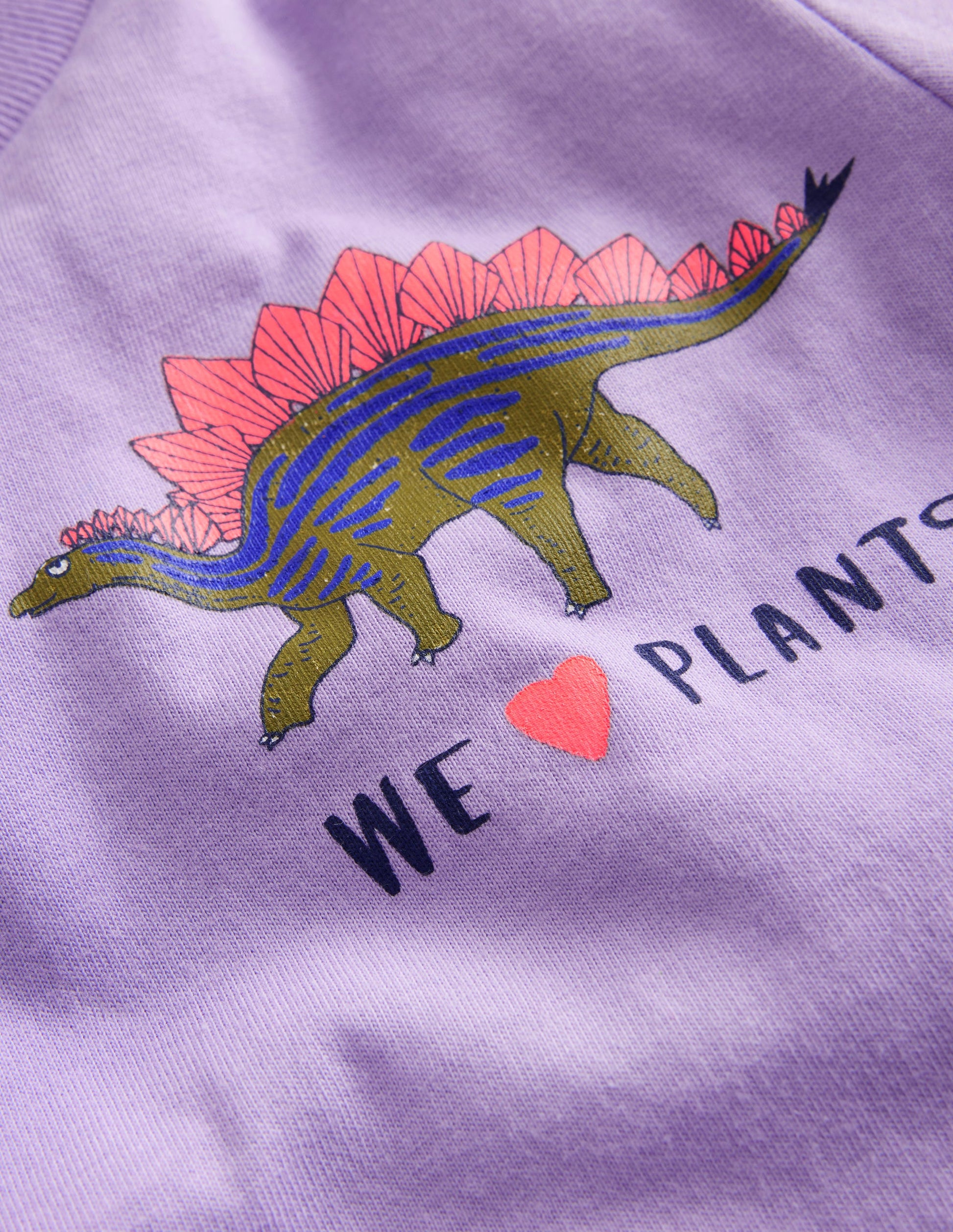 Front & Back Printed T-shirt-Misty Lavender-3