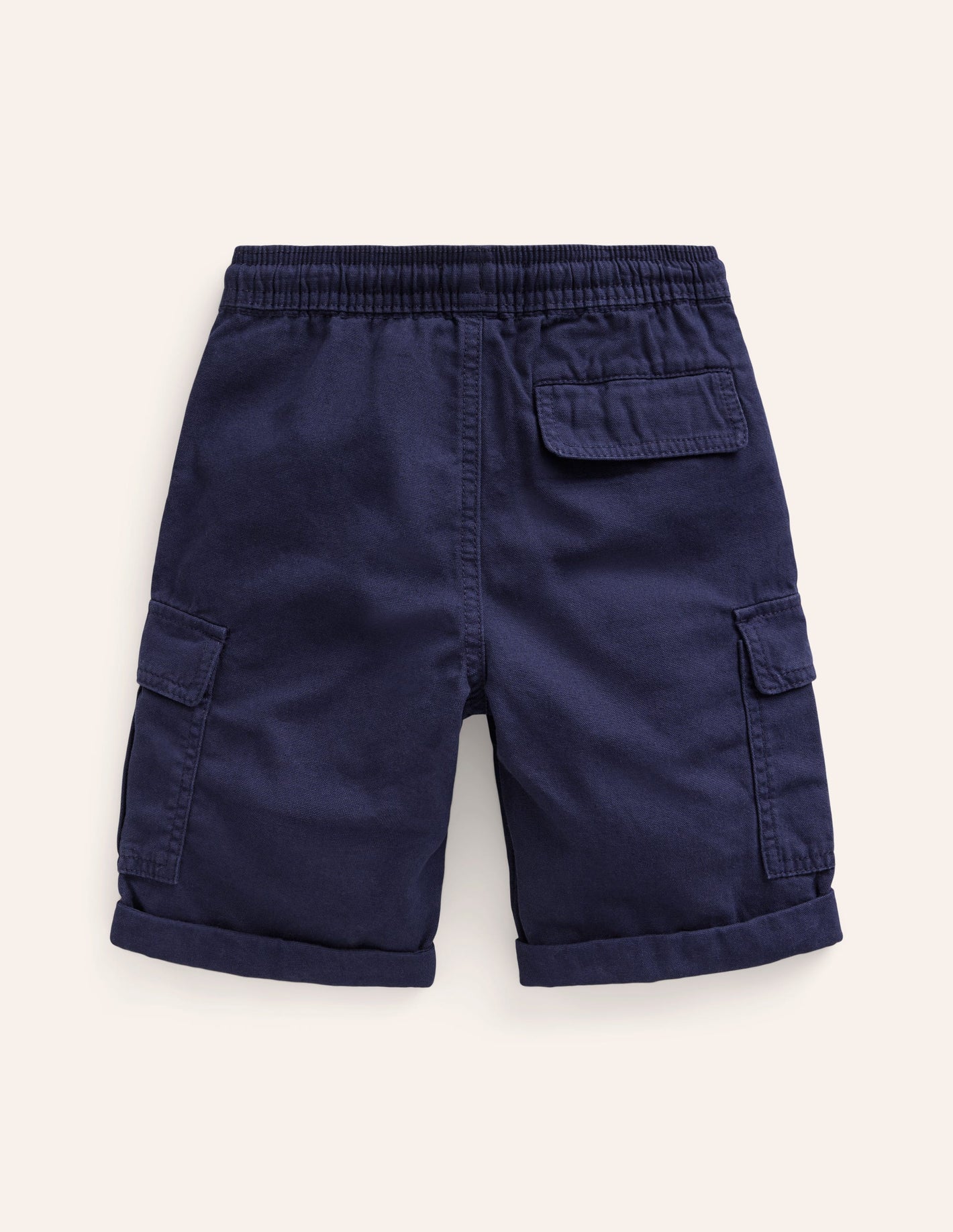 Garment Dye Cargo Shorts-College Navy