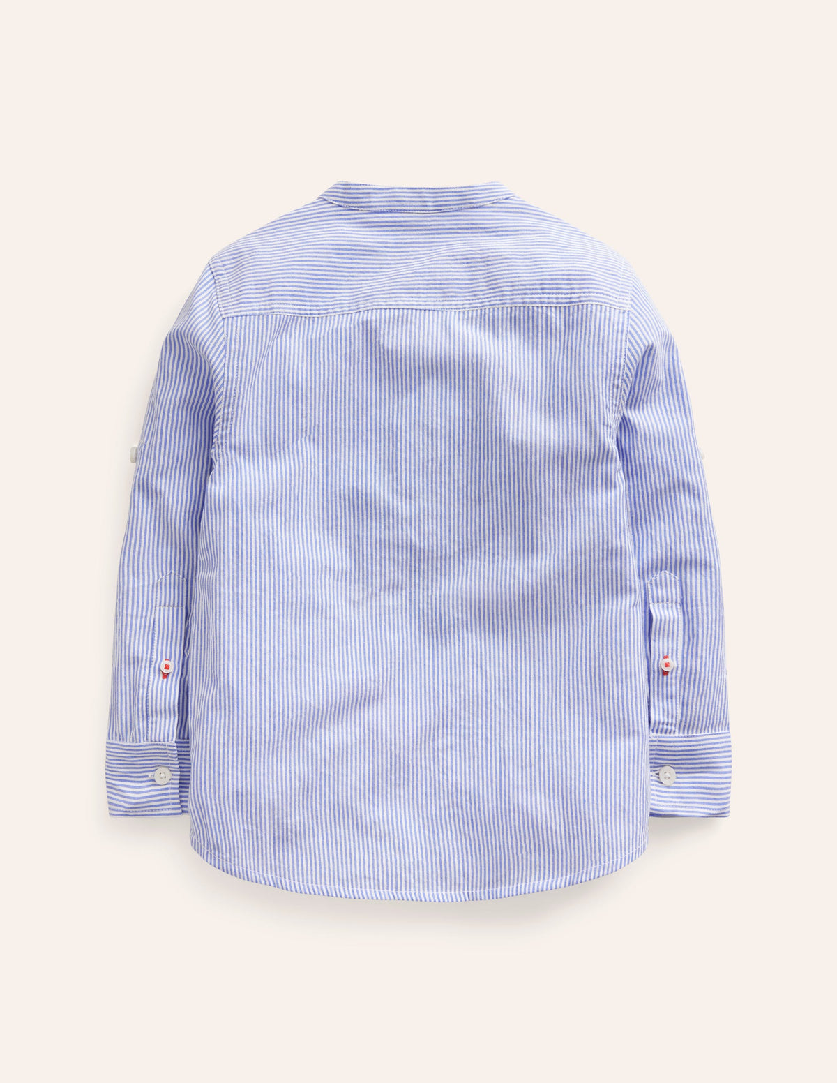 Grandad Shirt-Sapphire Blue Stripe - Image 2