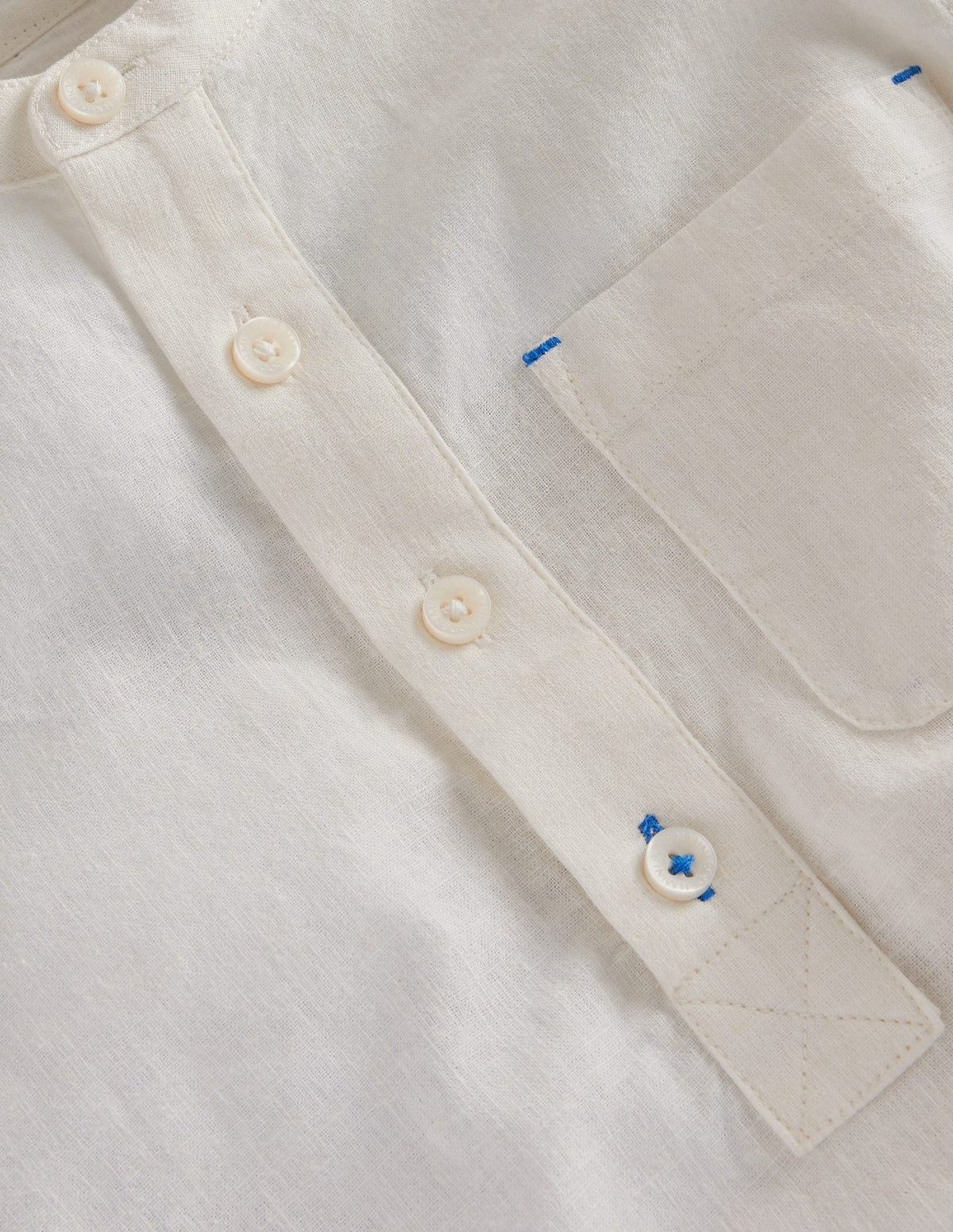 Grandad Shirt-White - Image 3