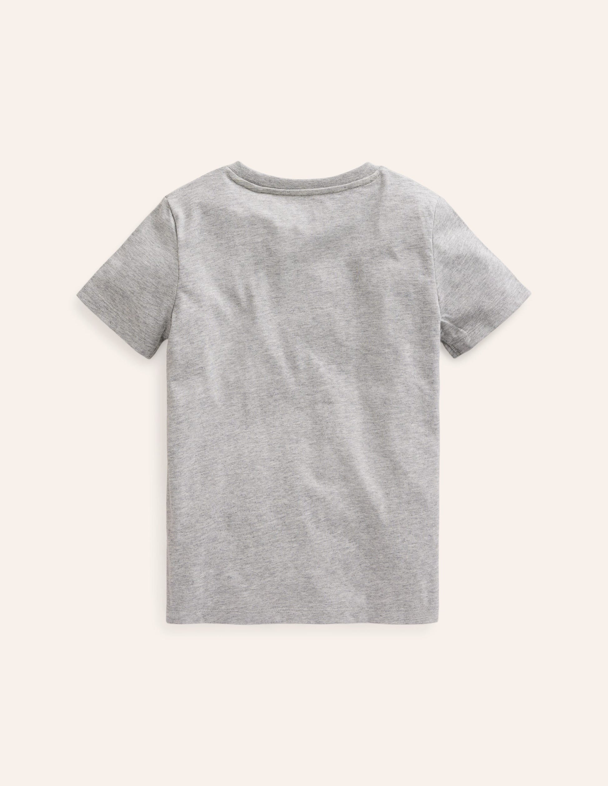 Printed Tents T-shirt-Grey Marl Tents-2