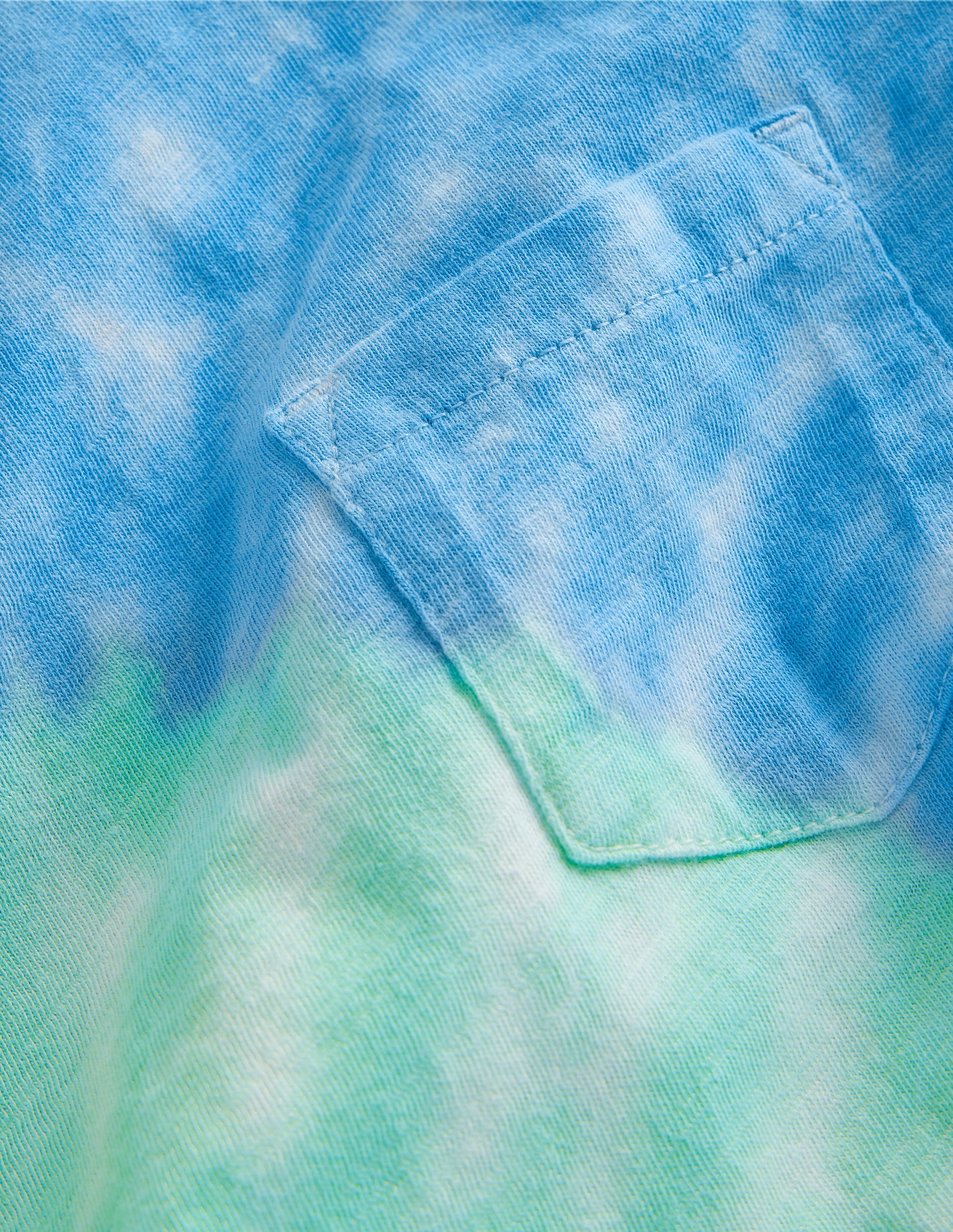 Tie Dye T-shirt-Blue Tie Dye-3