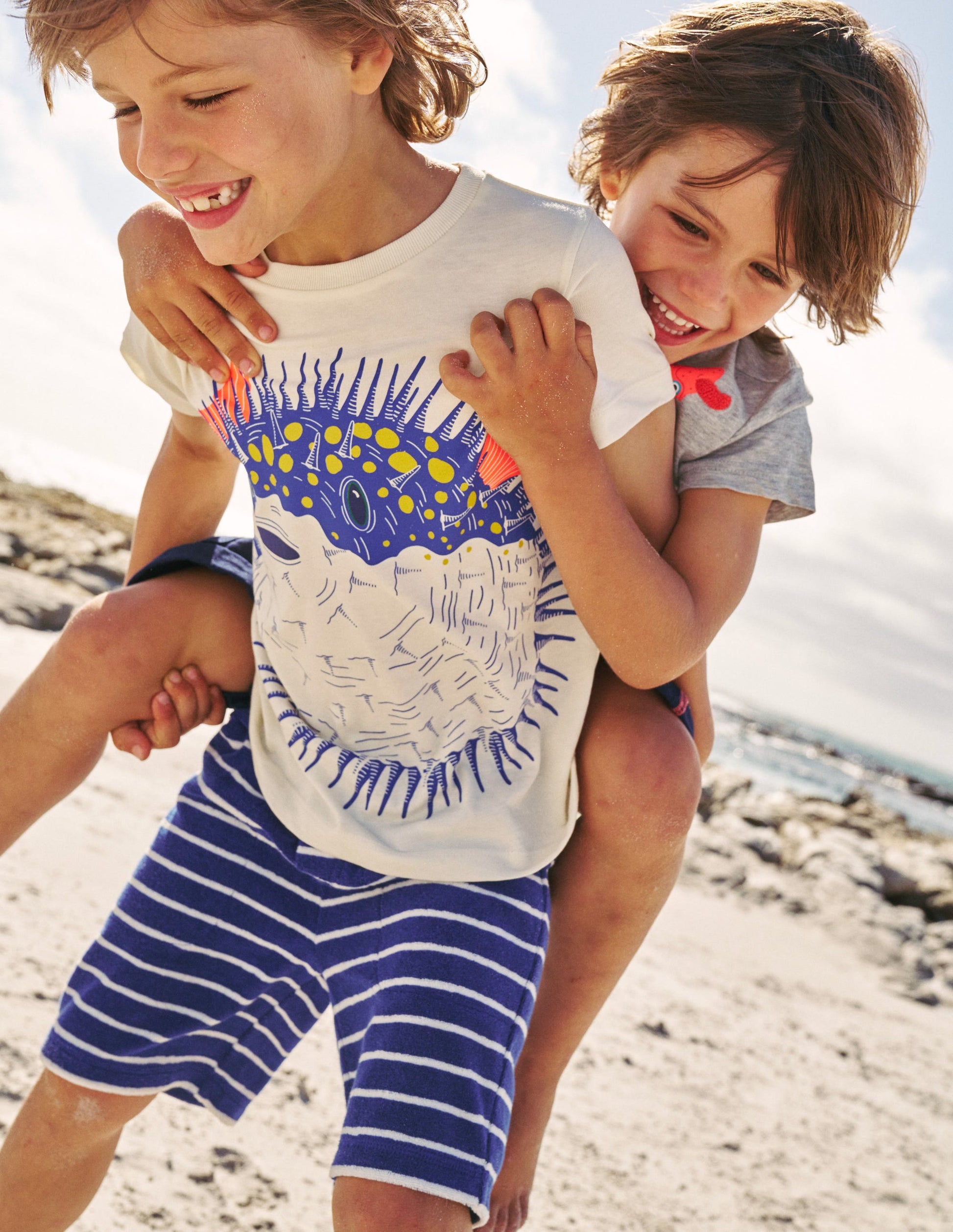 Printed Pufferfish T-Shirt-Vanilla Pod Pufferfish-4