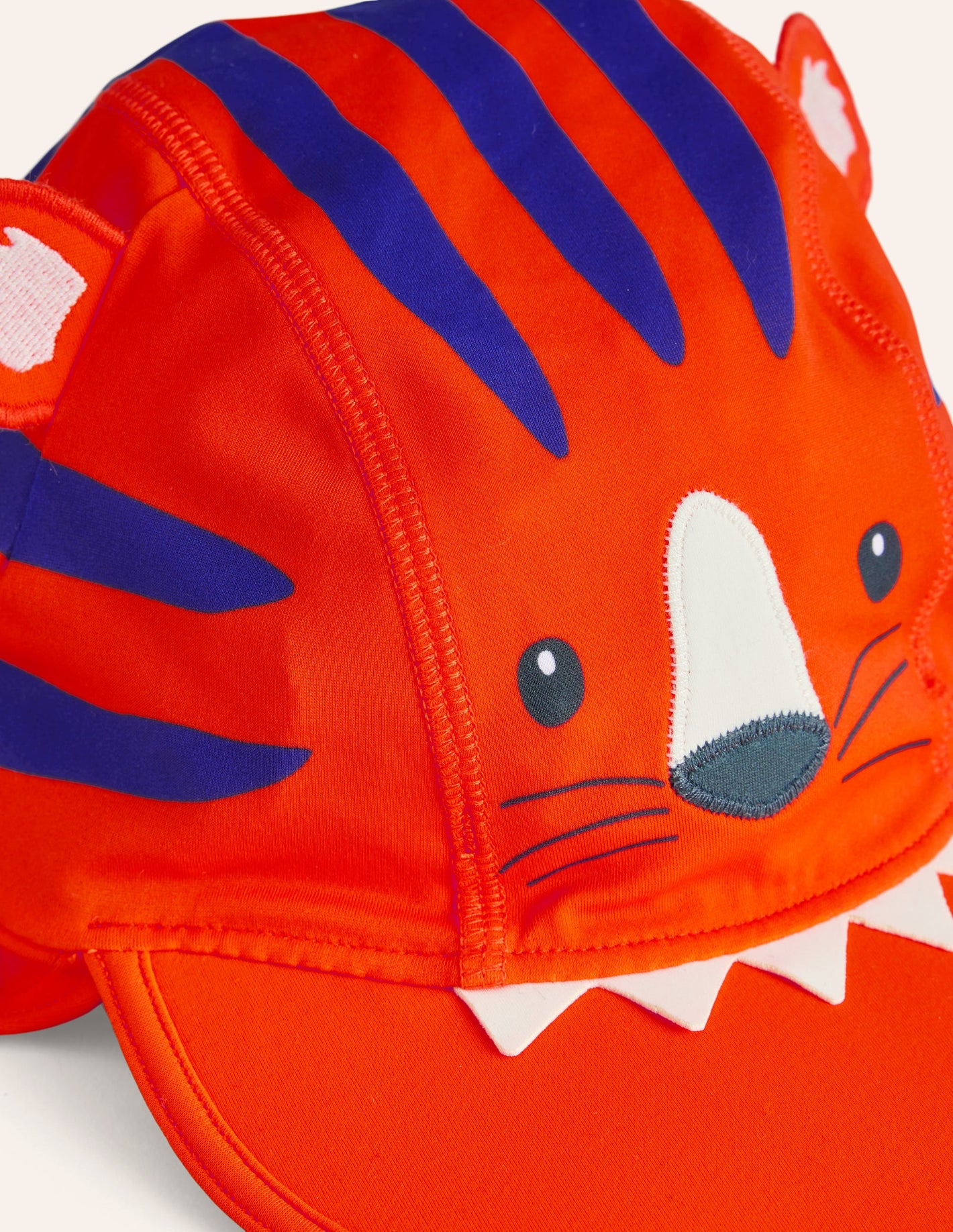 Sun Safe Swim Hat-Orange Tiger