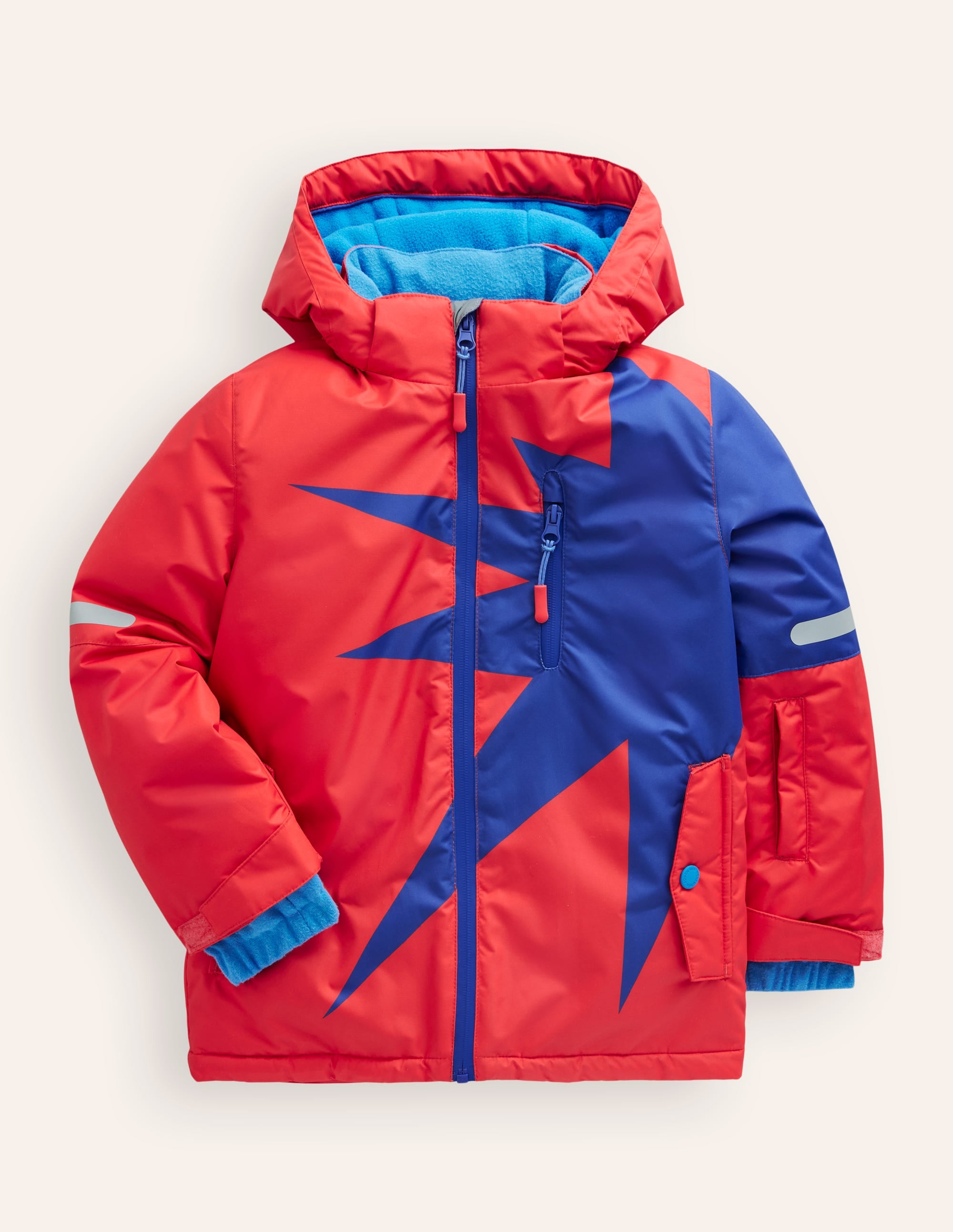 All-Weather Waterproof Coat-Strawberry Tart Red Star - Image 1