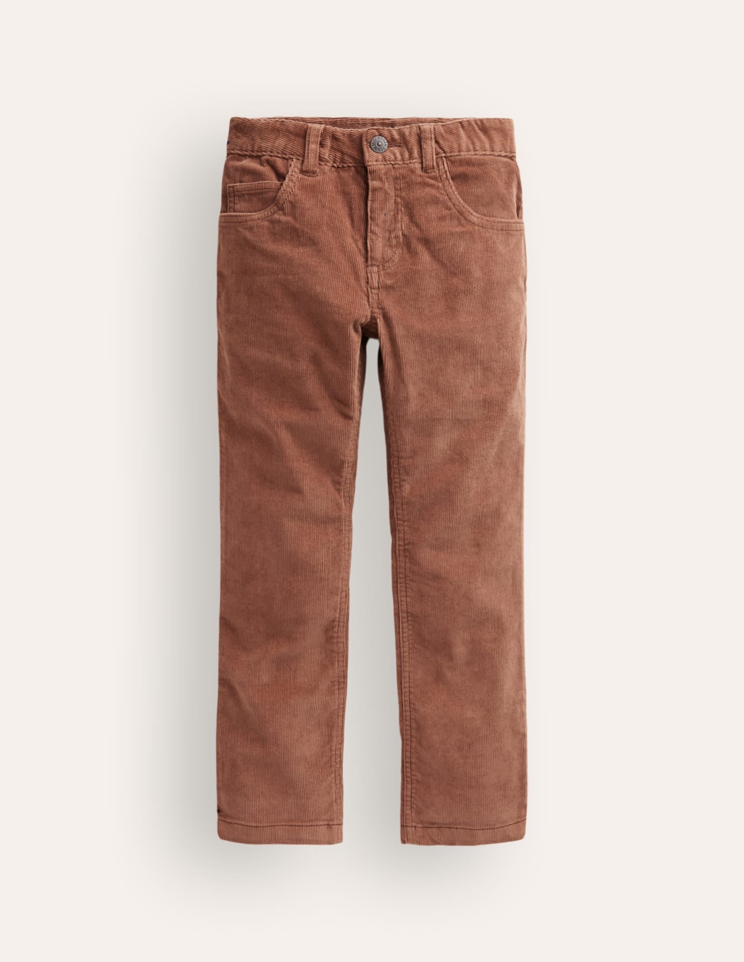 Classic Cord Trousers-Chestnut - Image 1