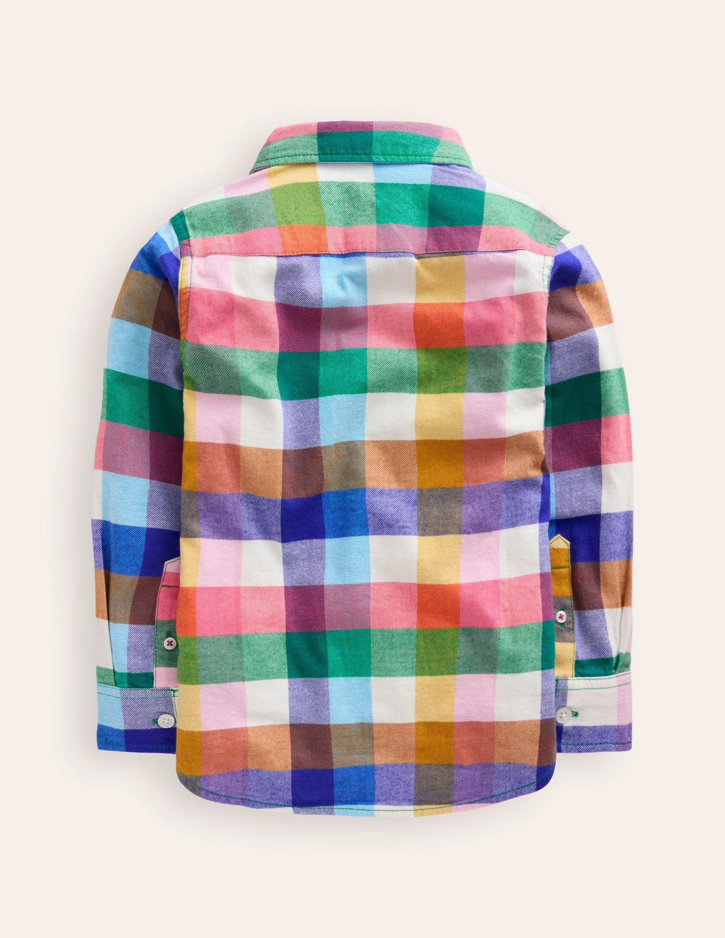 Cosy Cotton Check Shirt-Multi Gingham