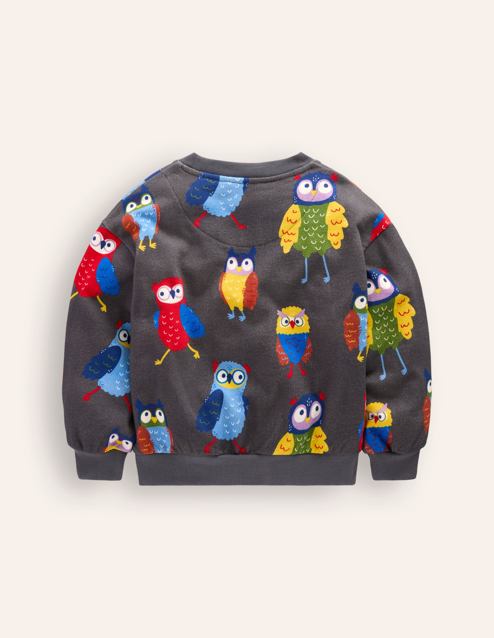Printed Sweatshirt-Dude Owls - Image 2