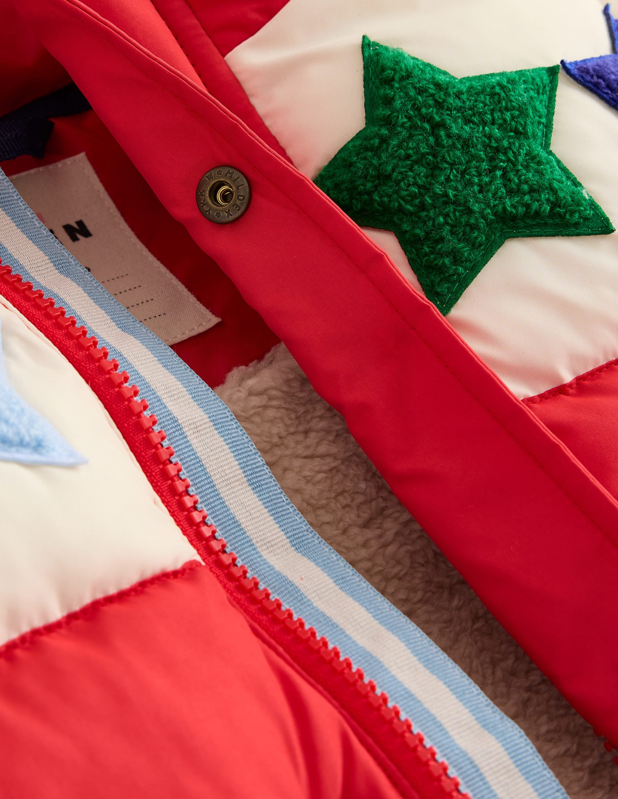 2-in-1 Puffer Coat-Poppy Red - Image 2