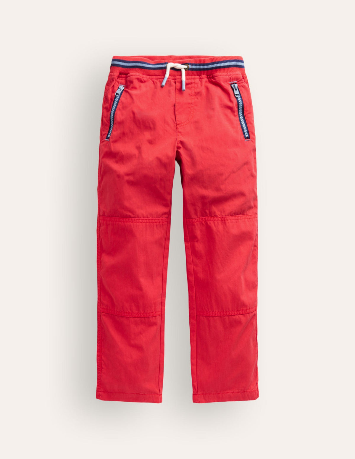 Cosy Lined Trousers-Poppy Red - Image 1
