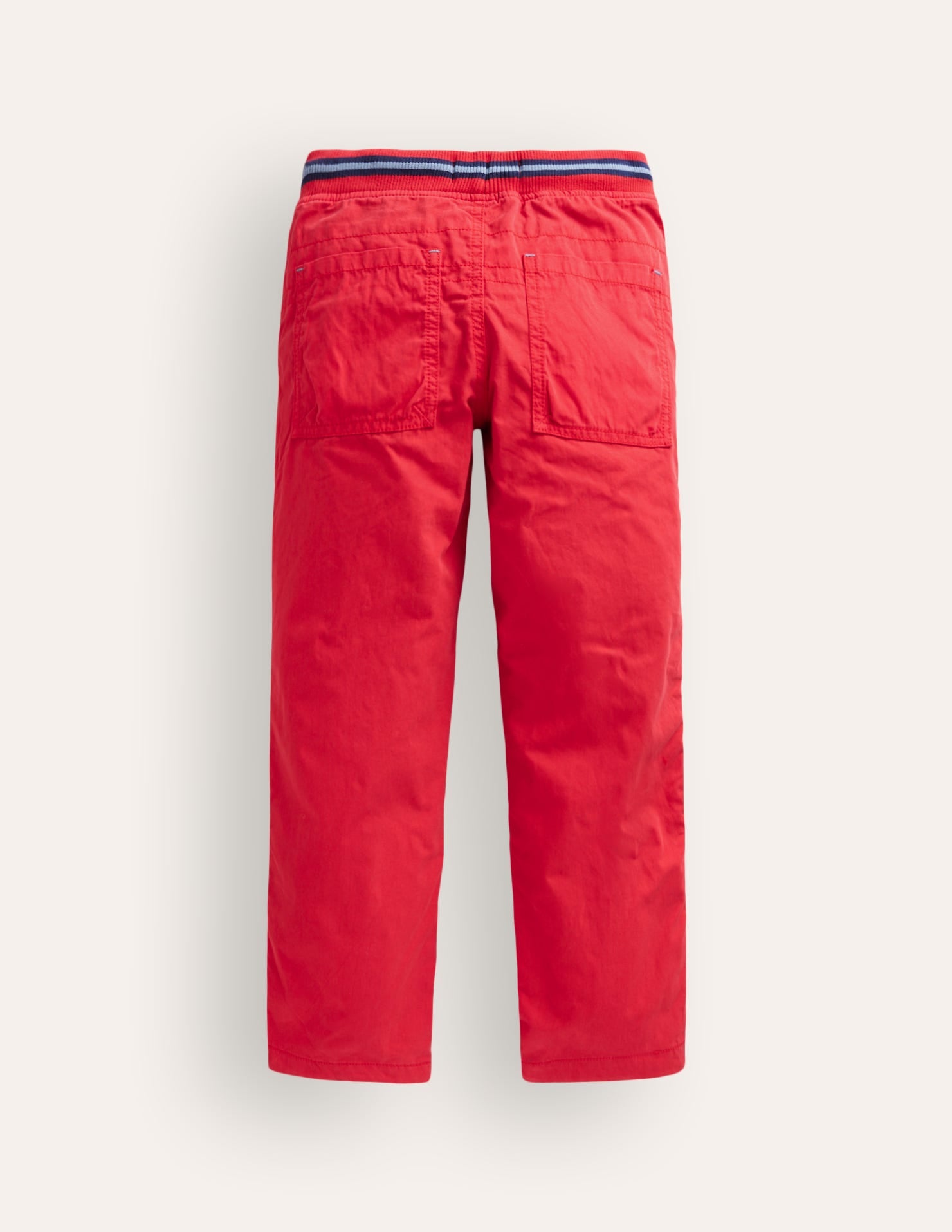 Cosy Lined Trousers-Poppy Red - Image 2